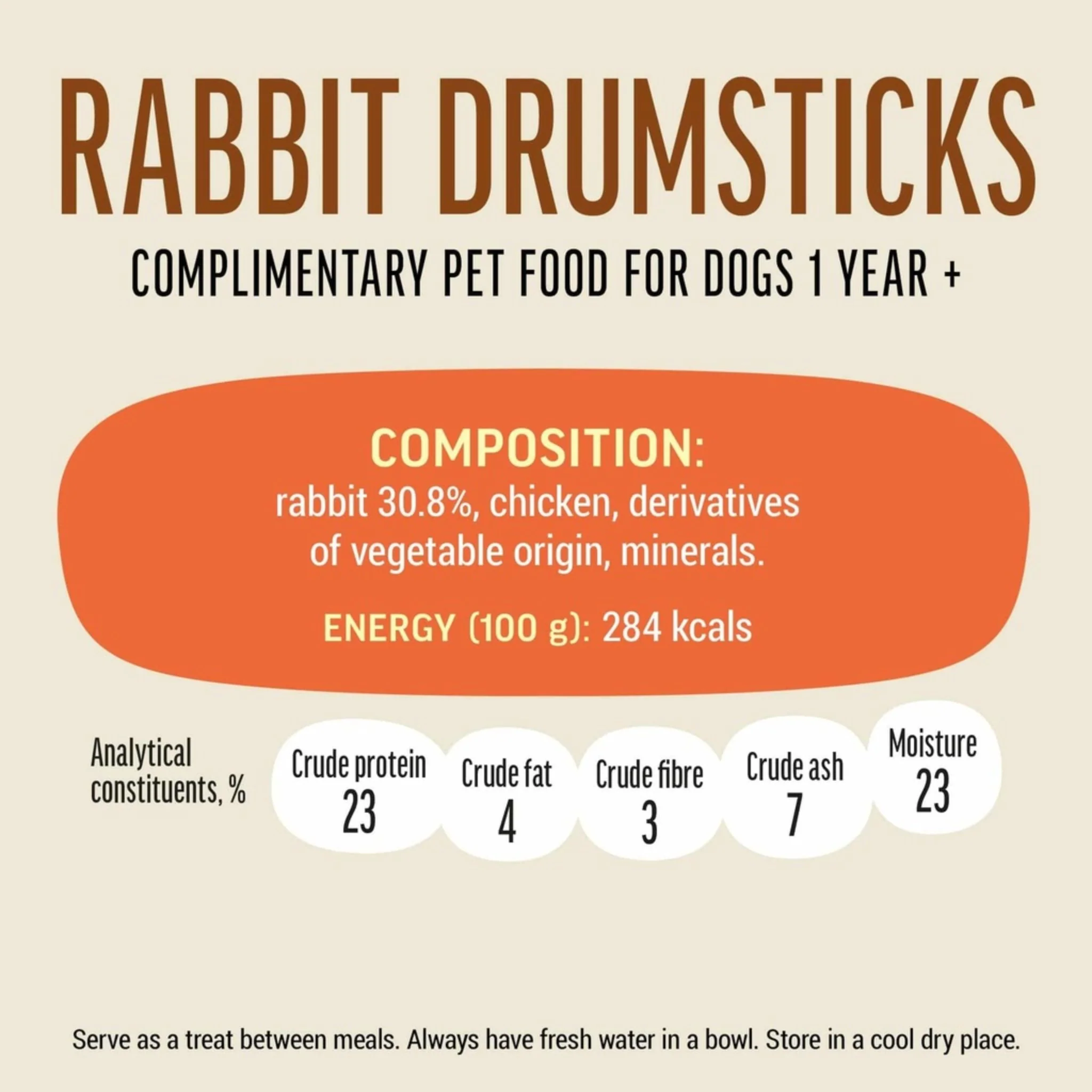 Dog Fest Rabbit Drumsticks For Adult Dog – 90g - Image 4
