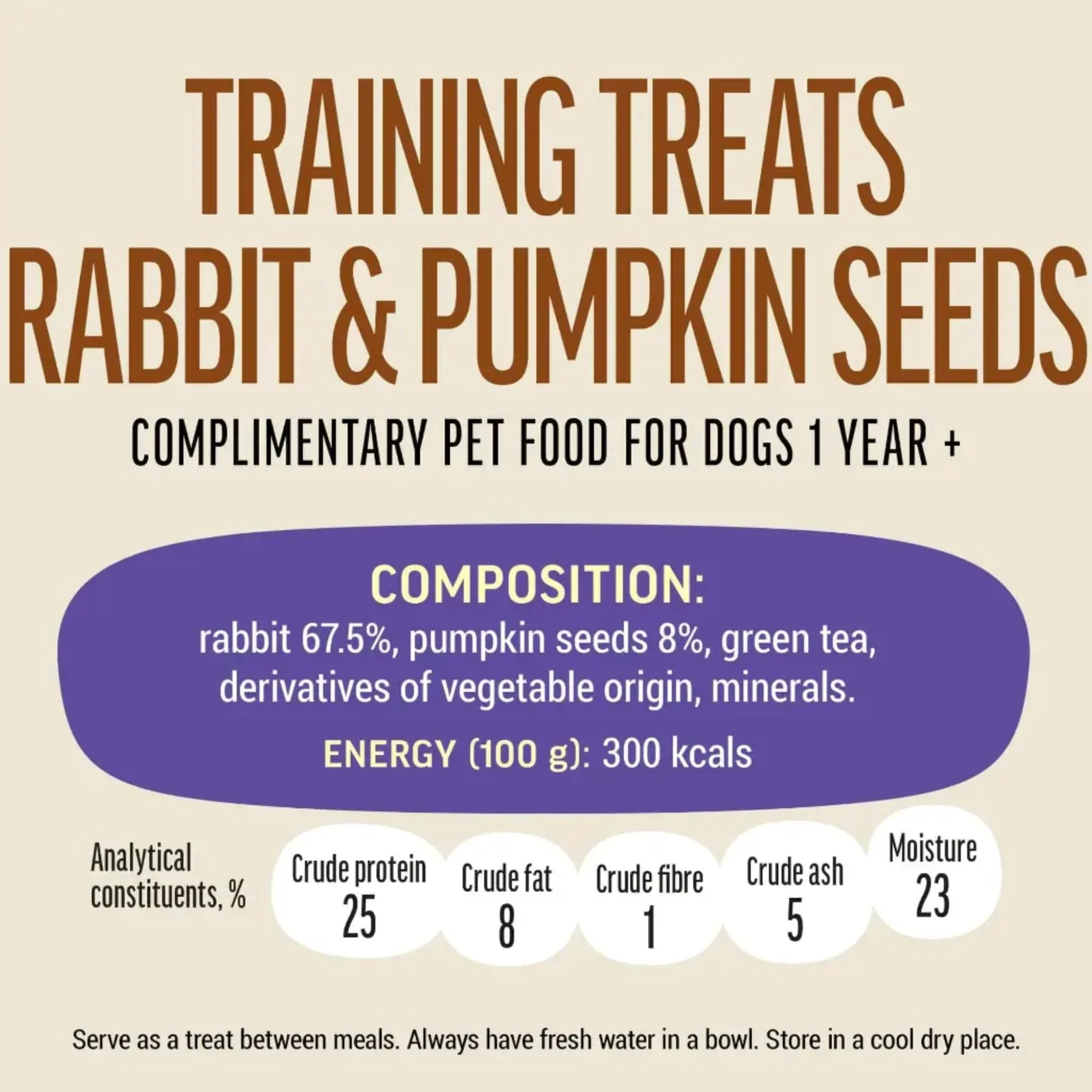 Dog Fest Training Treats Rabbit & Pumpkin Seeds – 90g - Image 4