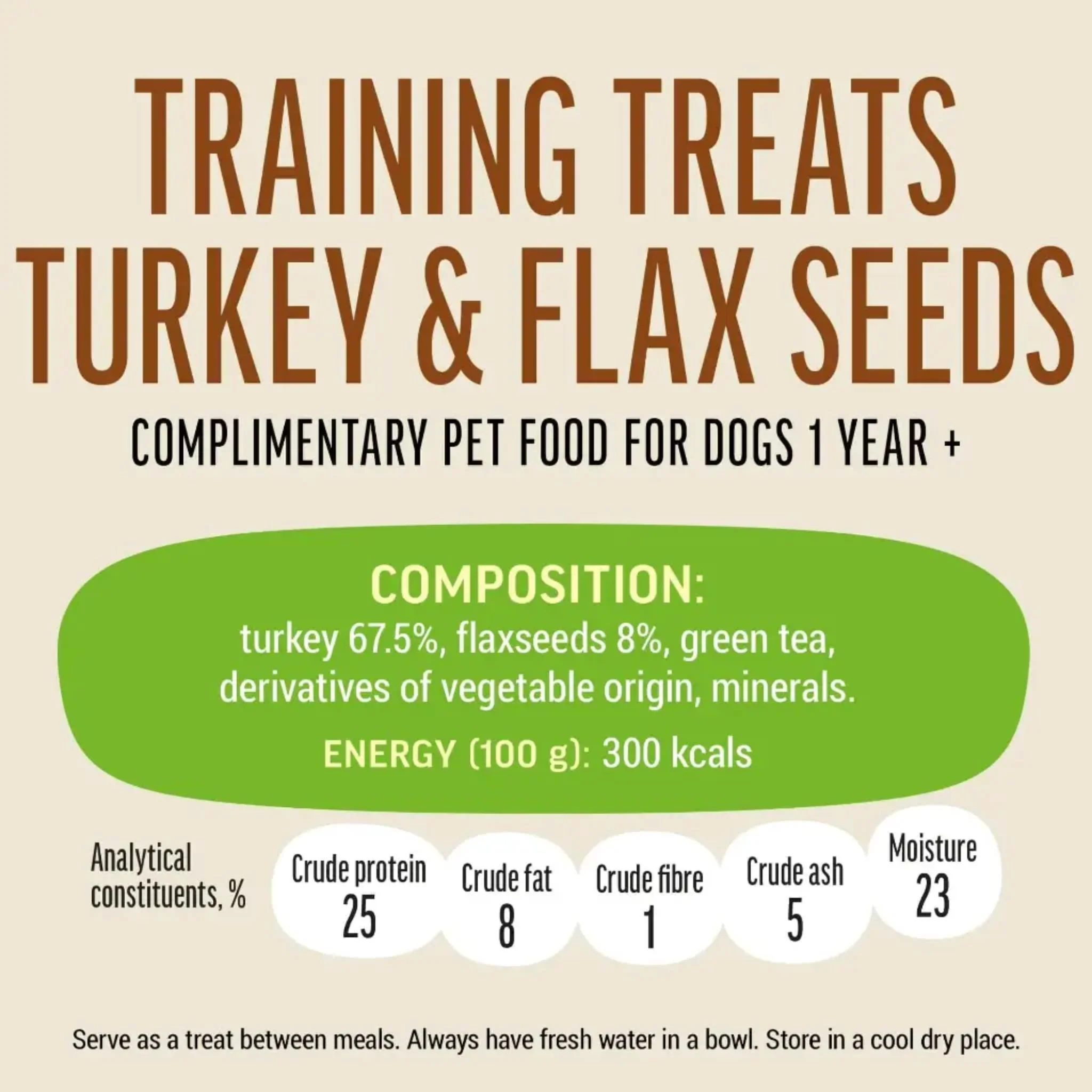 Dog Fest Training Treats Turkey & Flax Seeds - 90g - Image 4