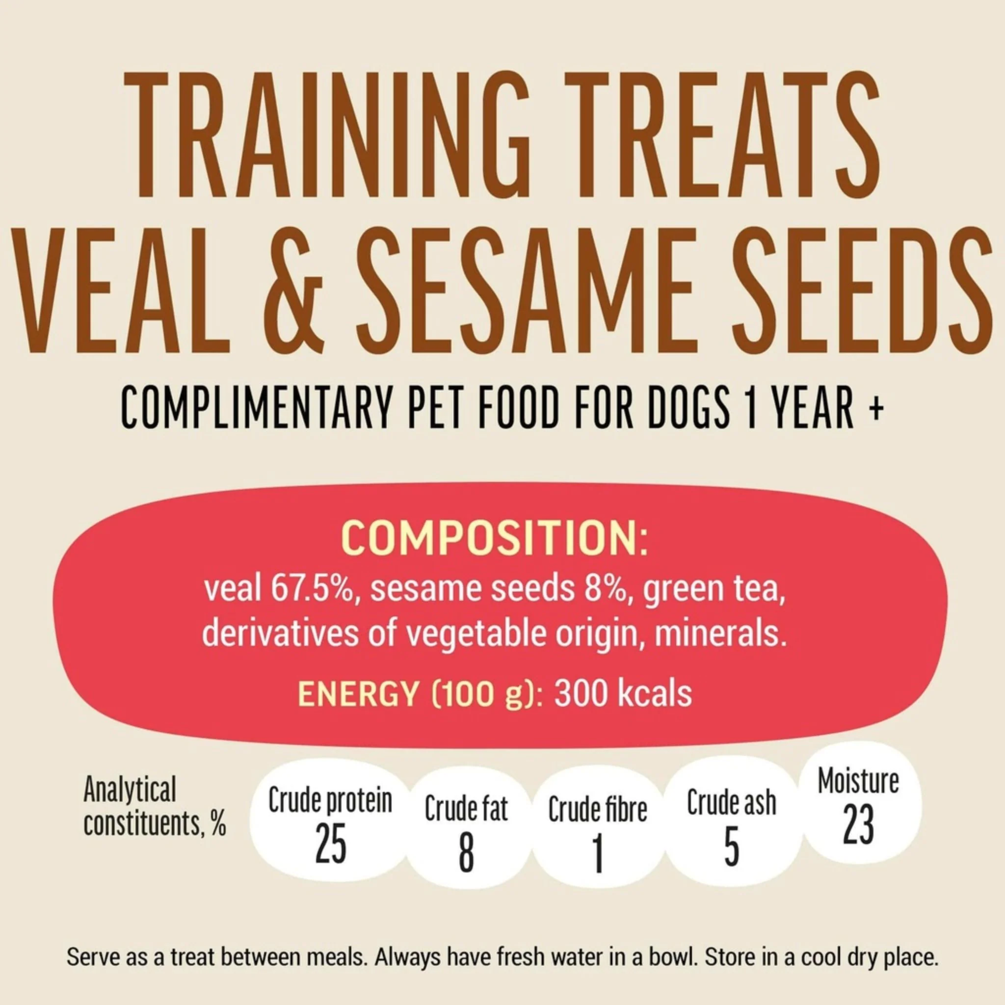 Dog Fest Training Treats Veal & Sesame Seeds – 90g - Image 4