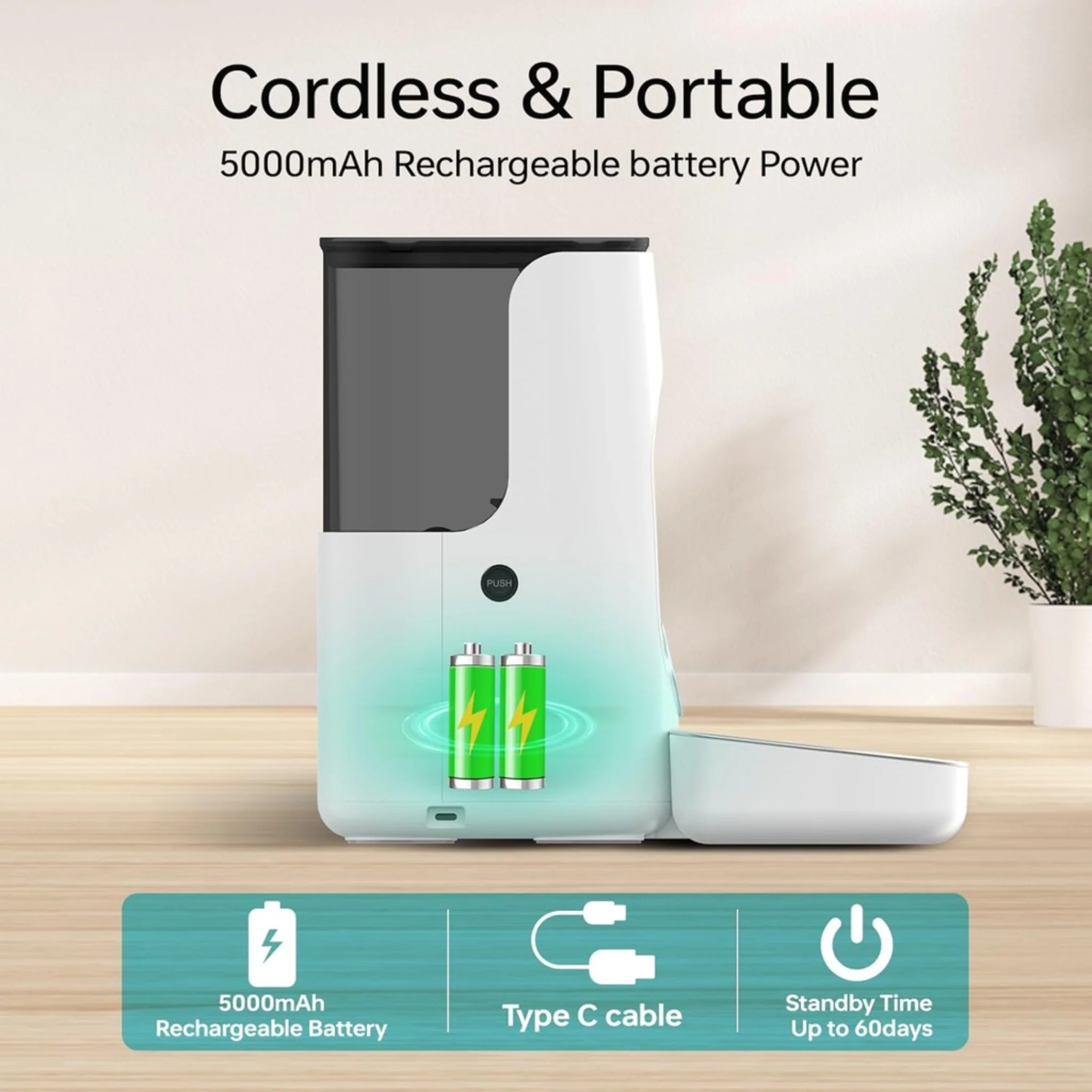 Dogness Rover Smart Feeder For Pets App Controlled White - 4 Liters - Image 6