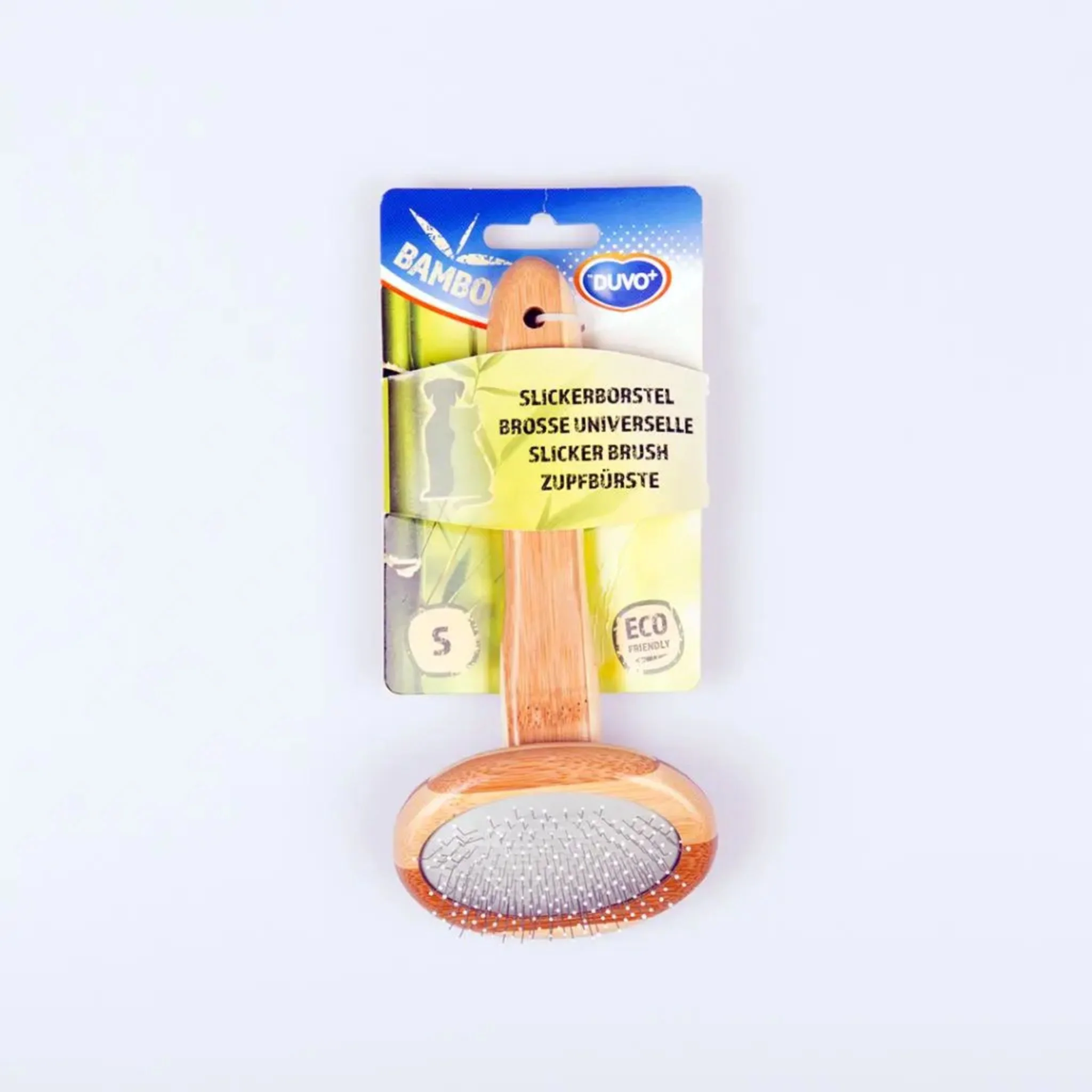 Duvo+ Bamboo Slicker Brush For Pets - Image 3