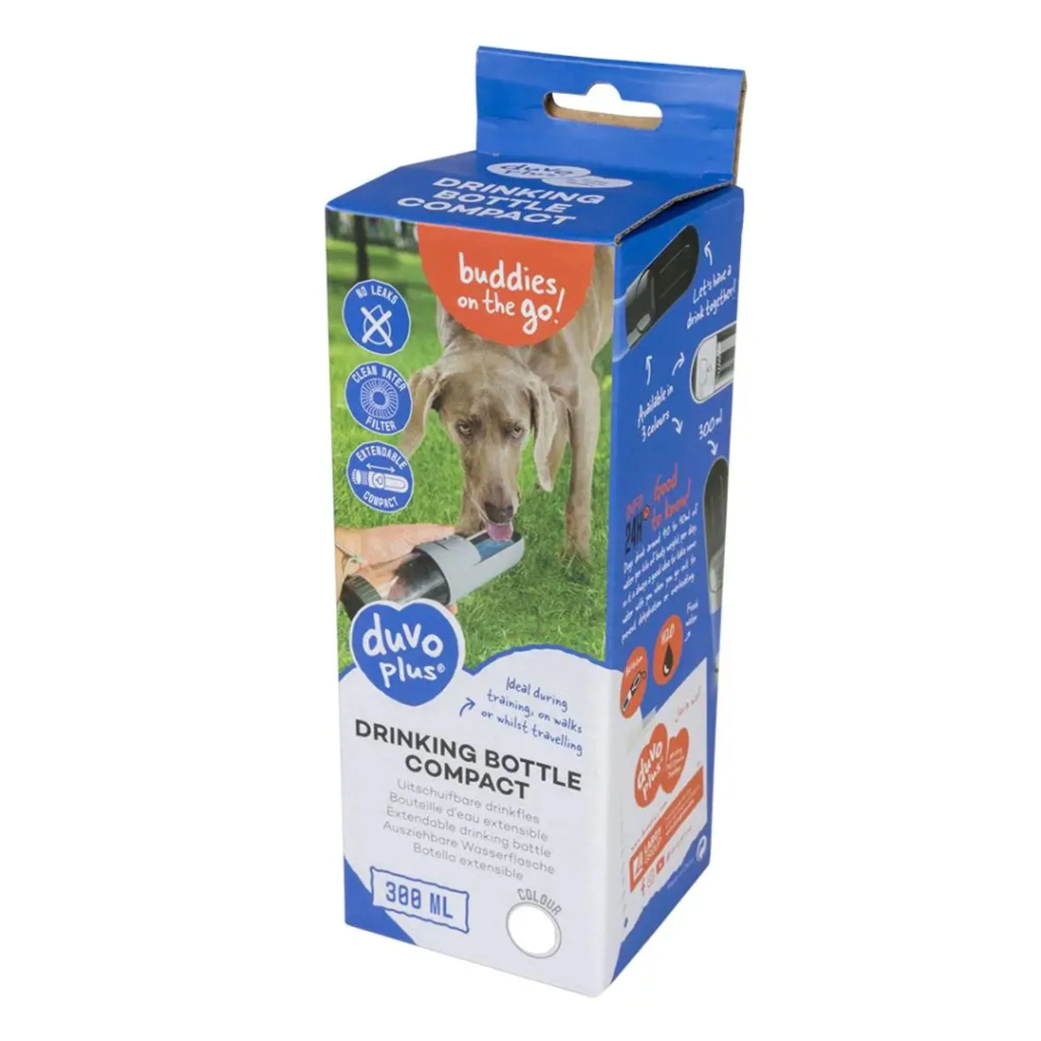 Duvo+ Compact Pet Drinking Bottle – 300ml - Image 3