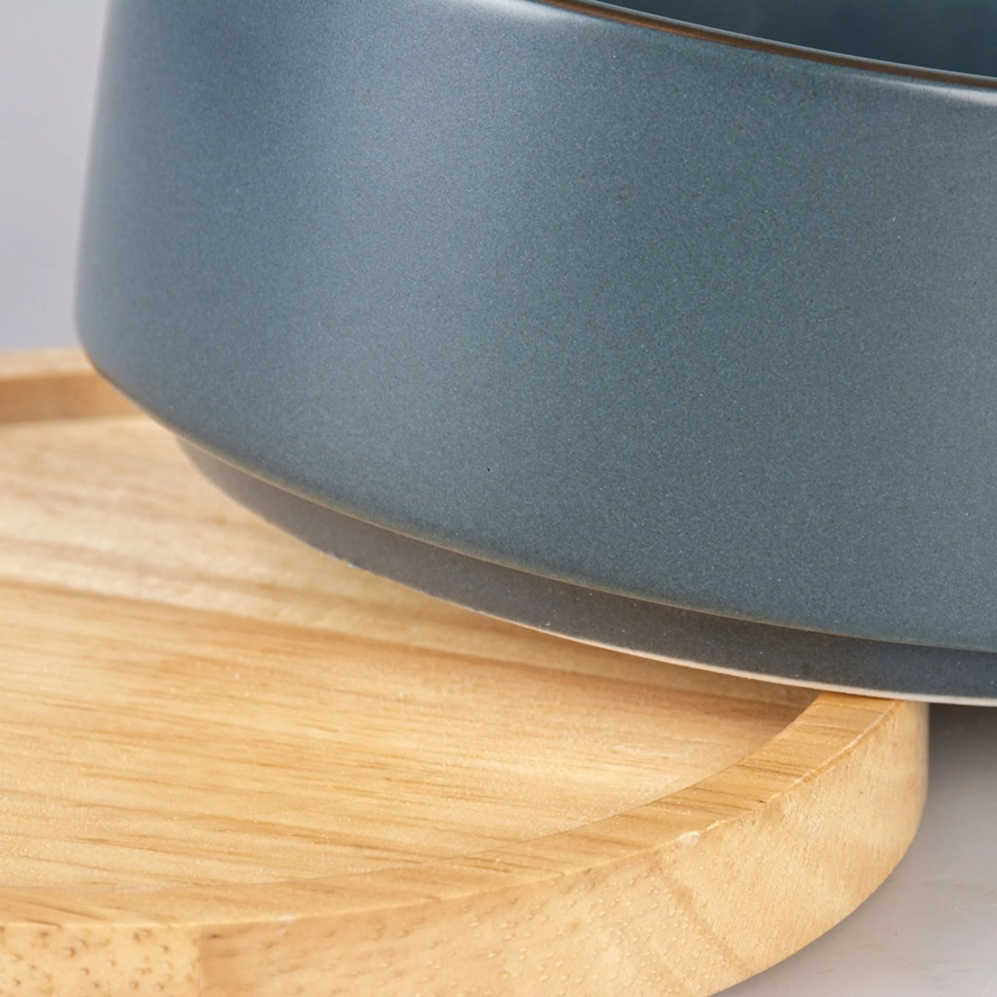 Duvo+ Feeding Bowl Stone Timber For Pets - Image 4