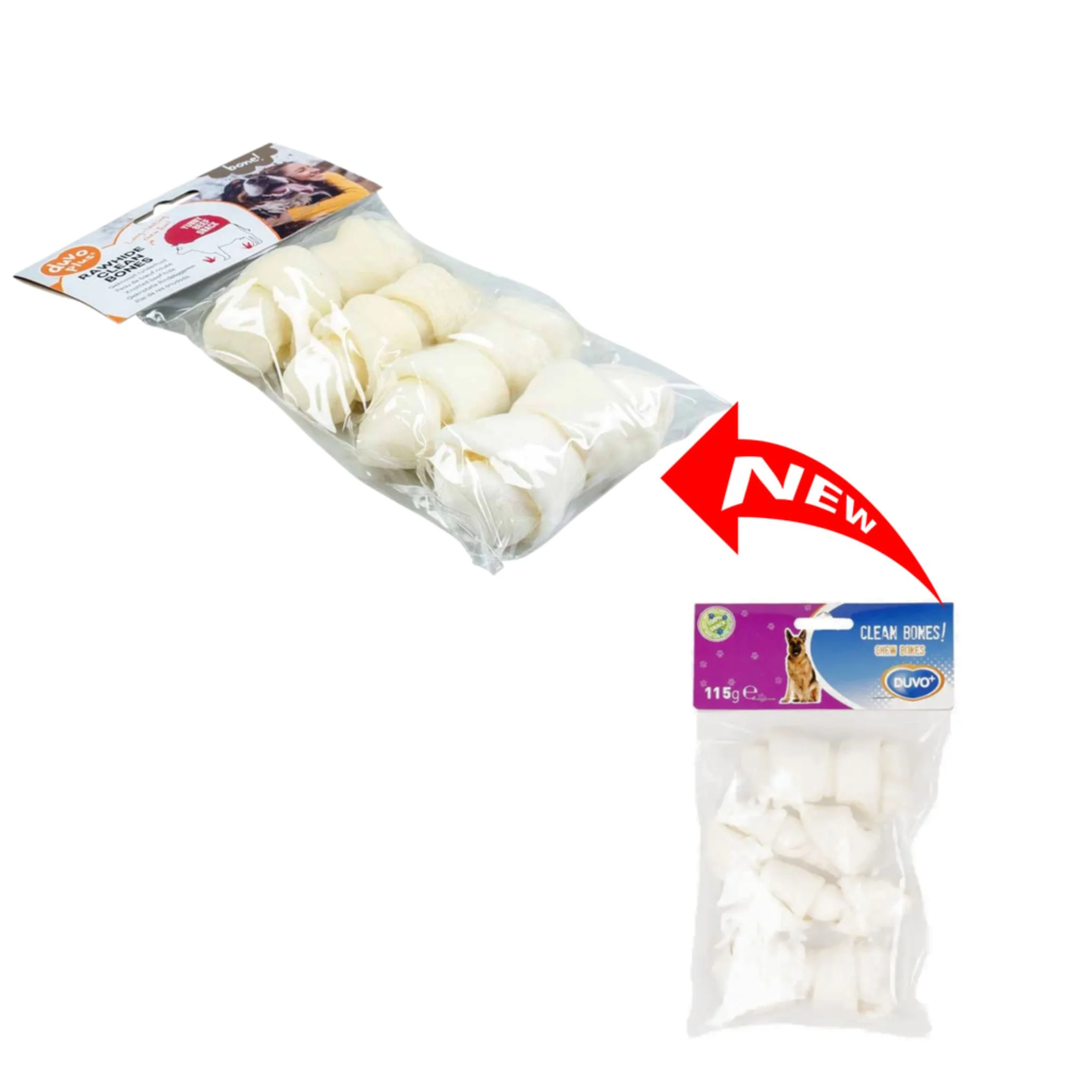 Duvo+ Knotted Bone – Small Dog Chew Toys 9cm - Image 3
