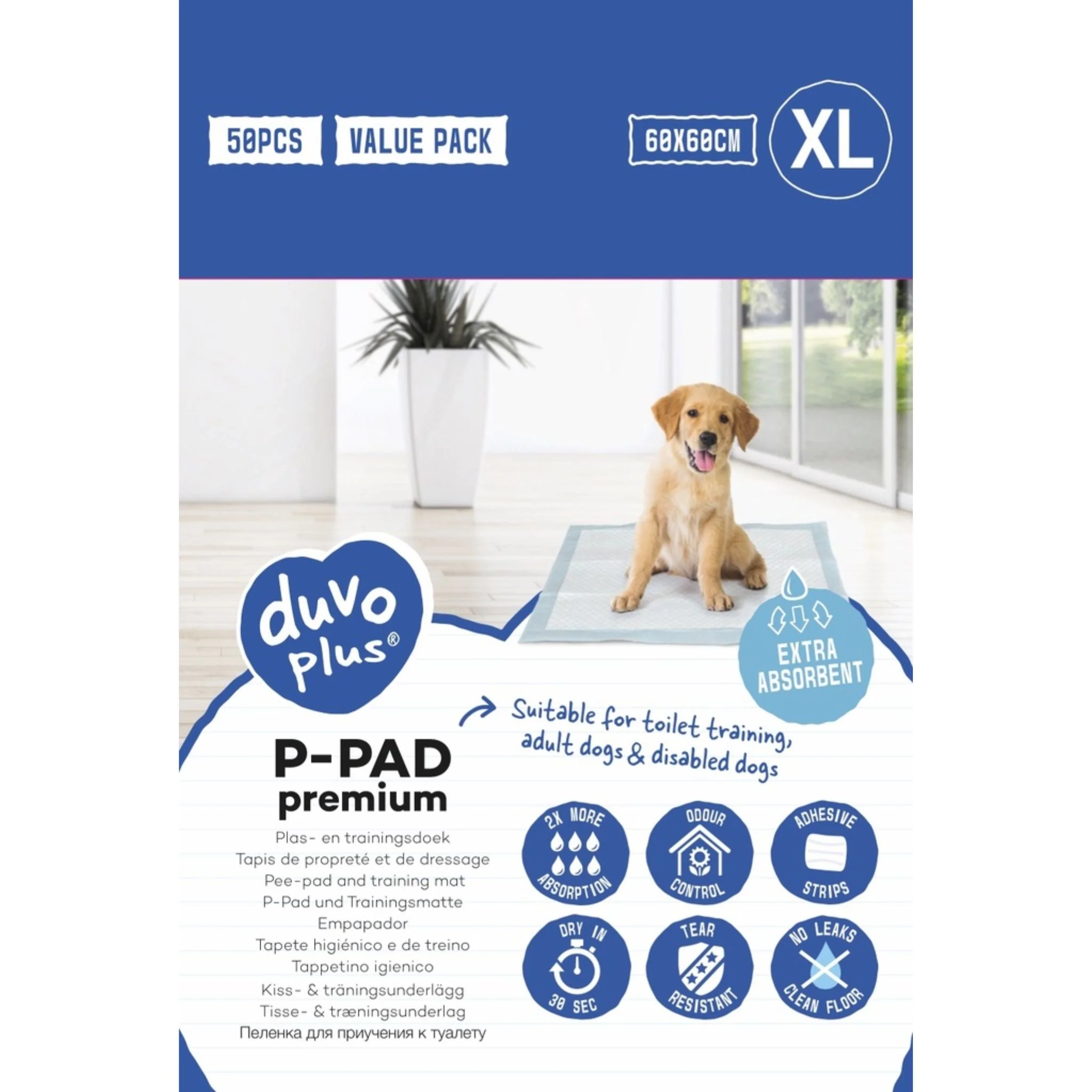 Duvo+ Pet Pad Premium Value Pack XL – 60x60cm - Image 3