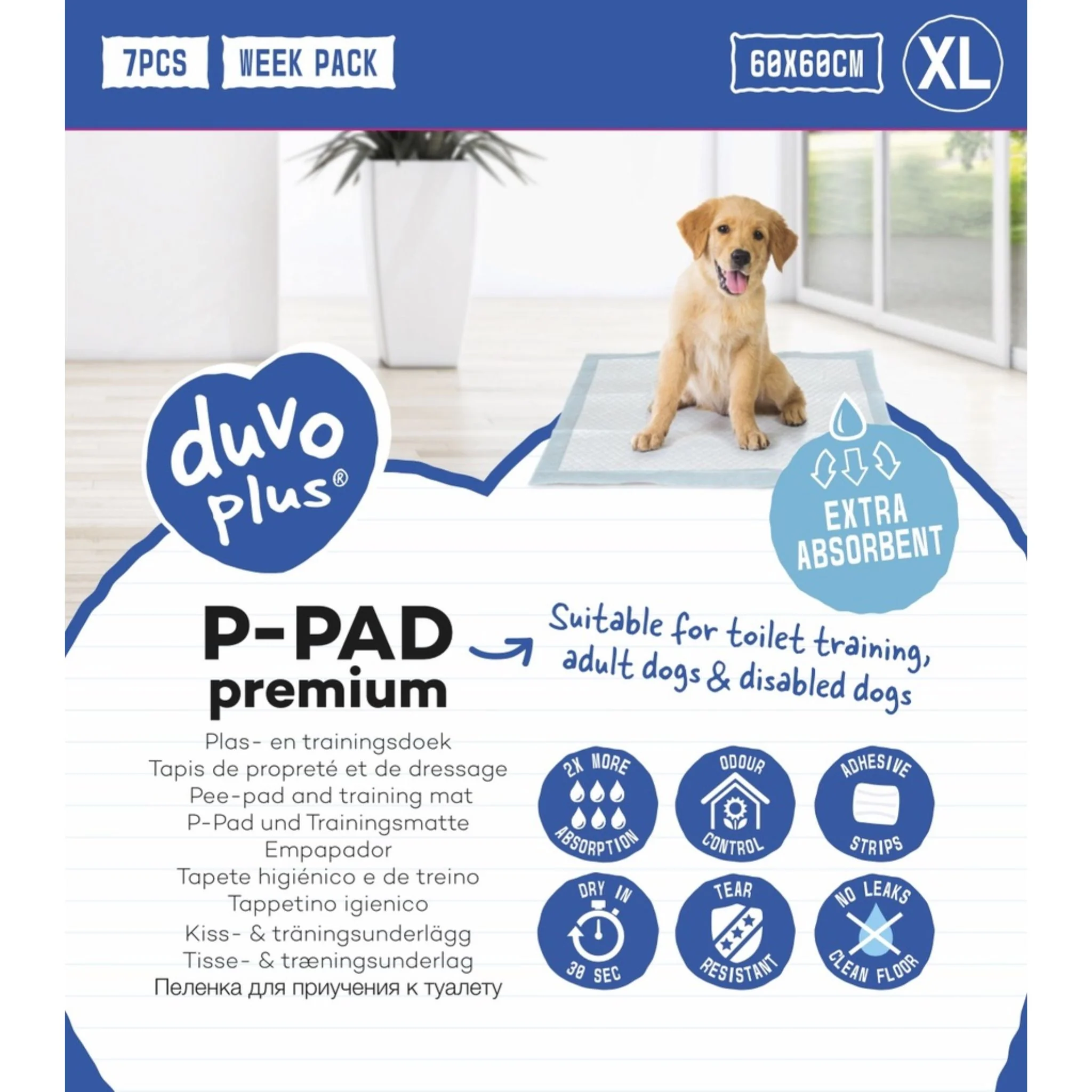Duvo+ Pet Pads Premium Week Pack XL – 60x60cm - Image 3