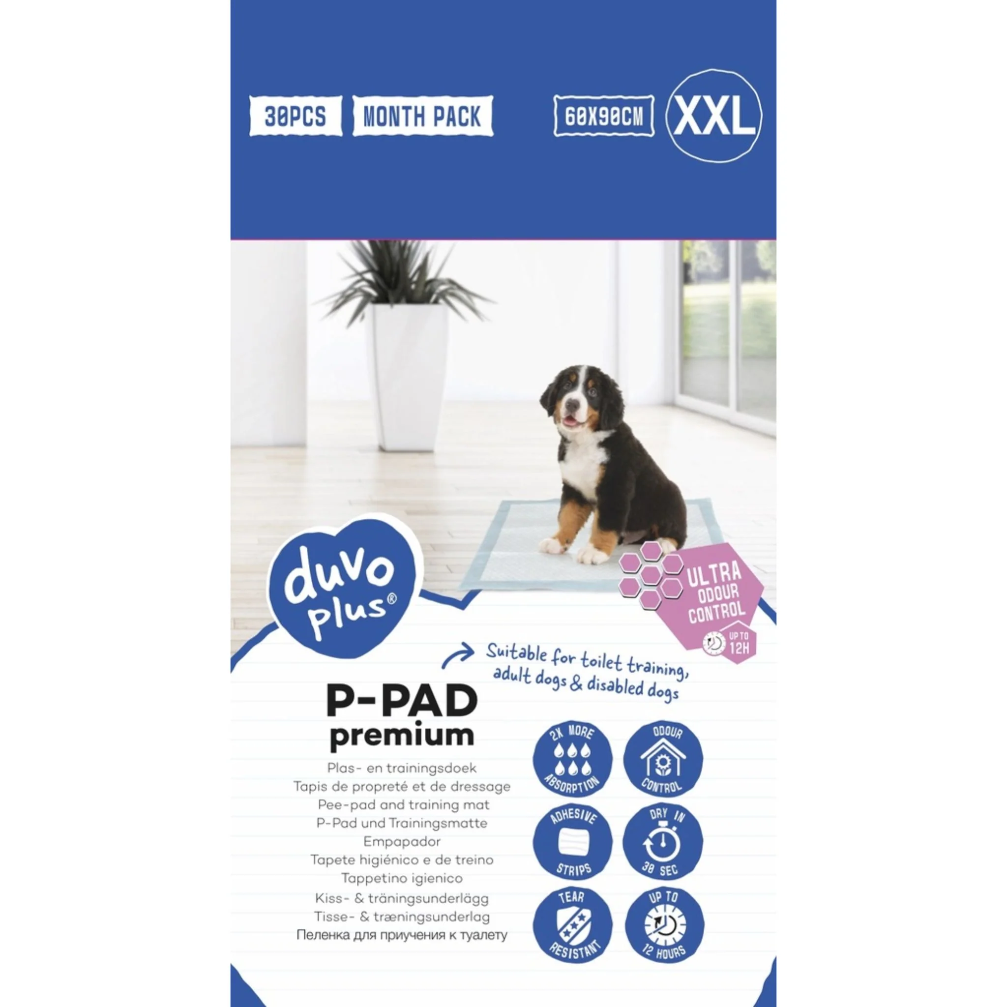 Duvo+ Pet Pads Premium XXL Odour Control – 60x90cm - Image 3