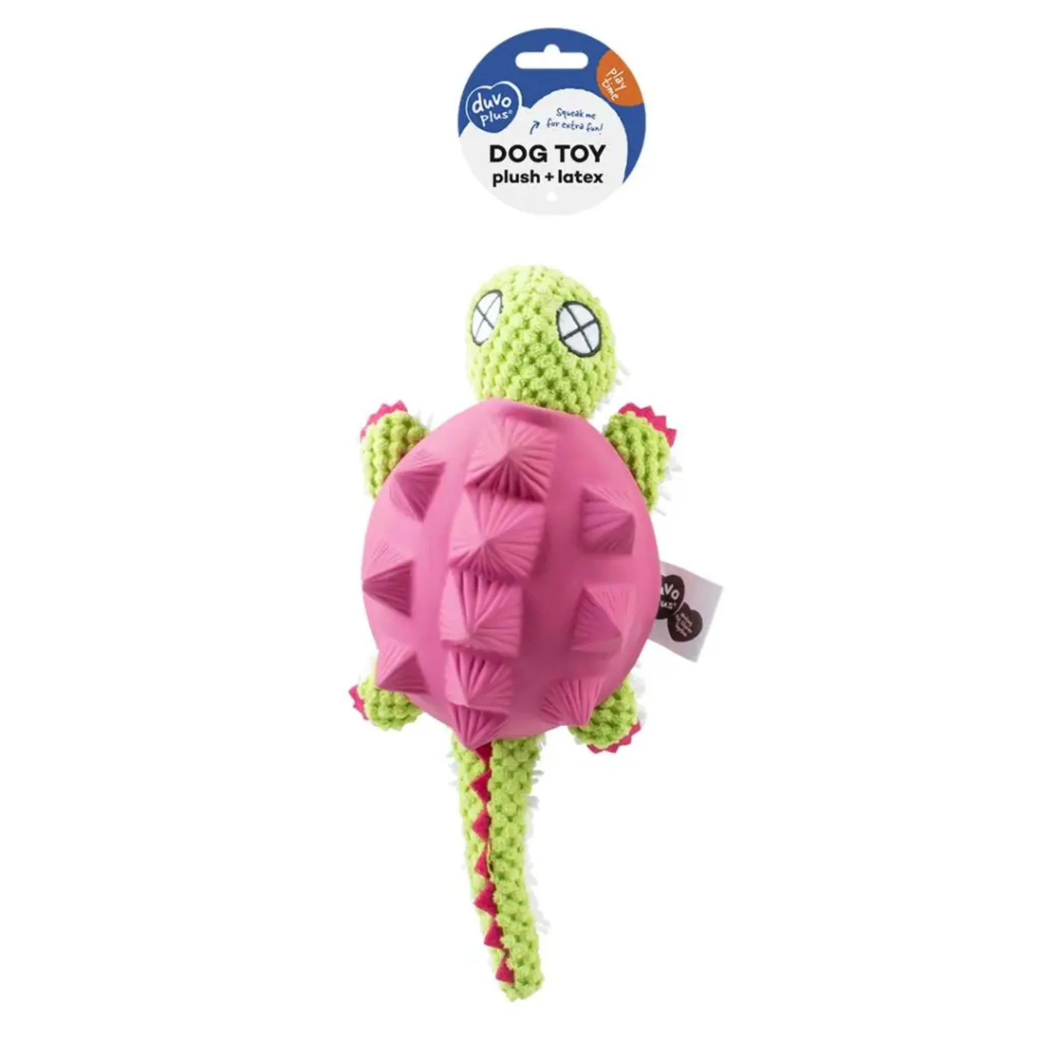 Duvo+ Plush & Latex Armadillo Dog Toy - 34x14x8.5cm - Image 2