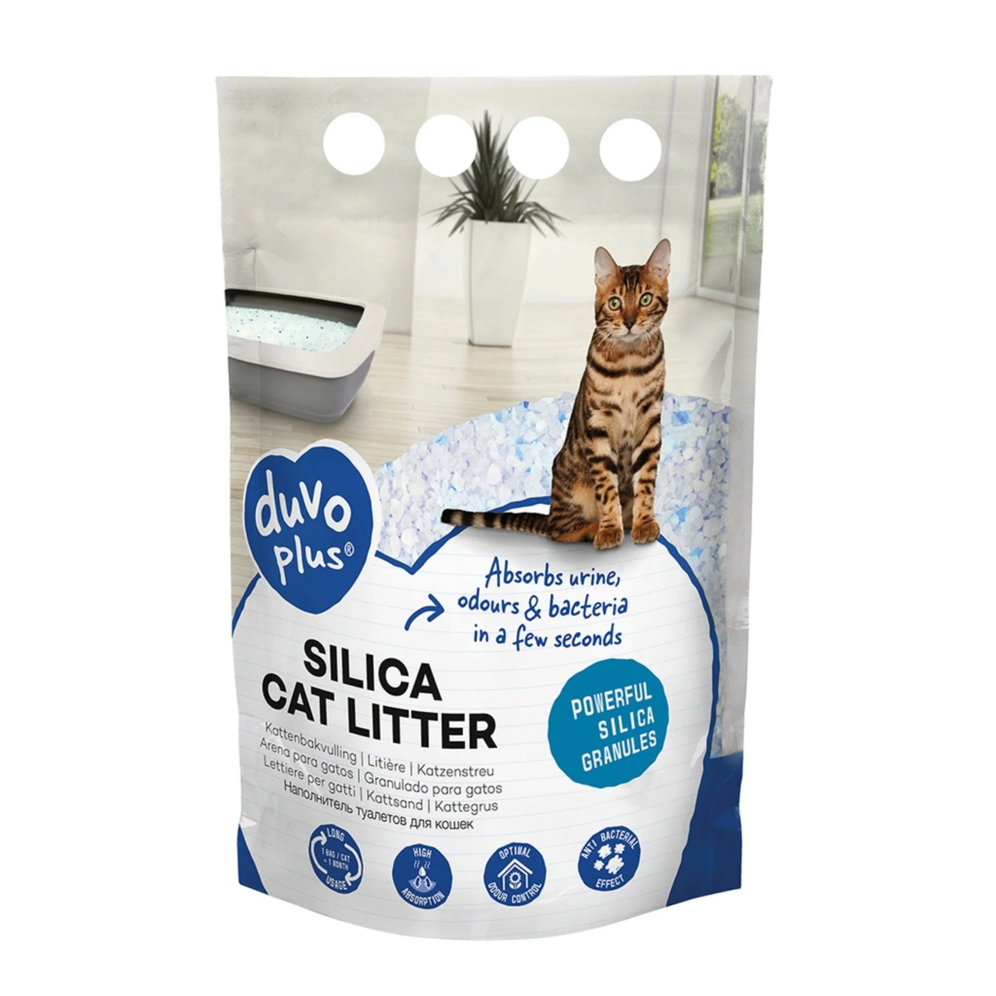 Duvo+ Premium Silica Cat Litter - 16L - Image 3