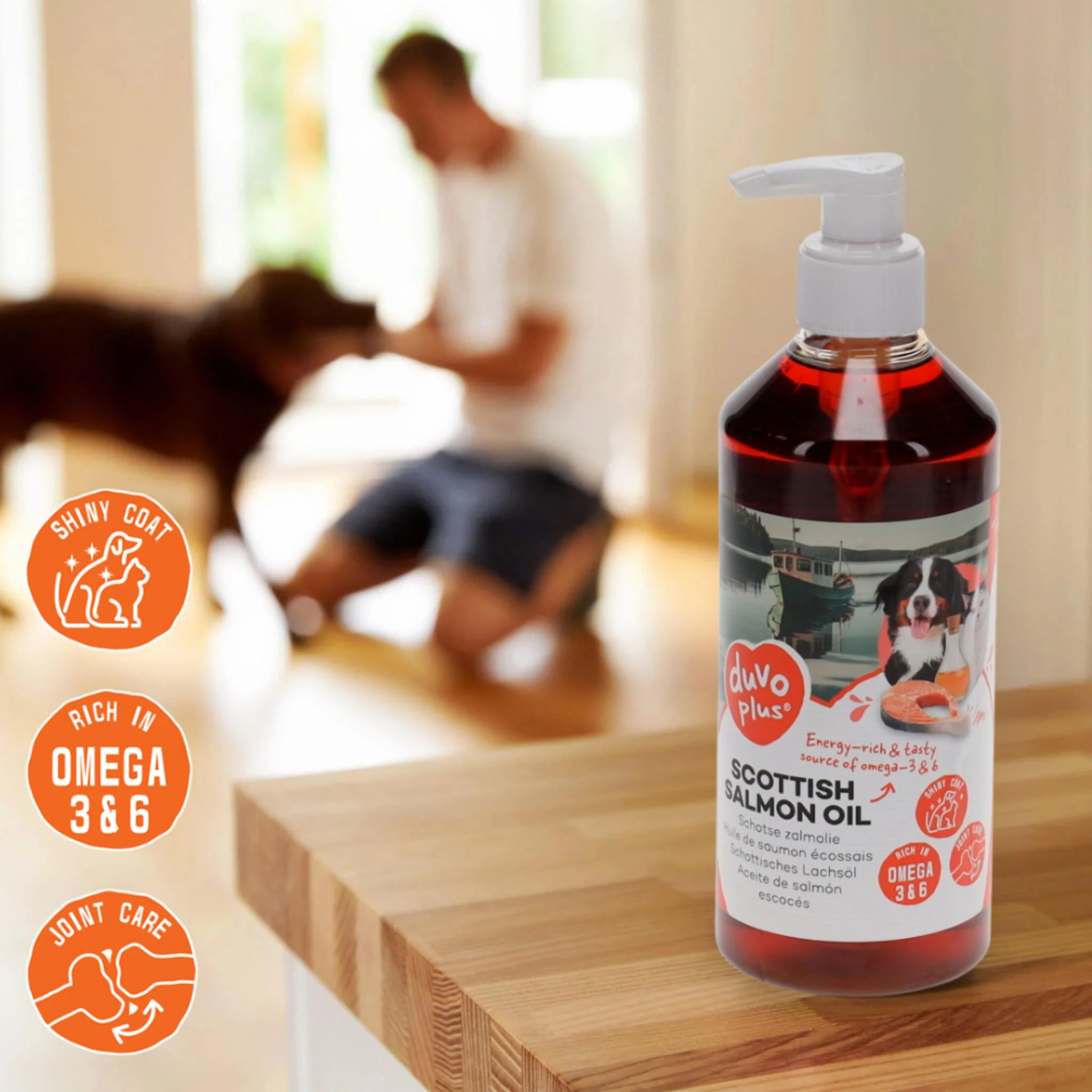 Duvo+ Scottish Salmon Oil For Cat & Dog – 500ml - Image 3