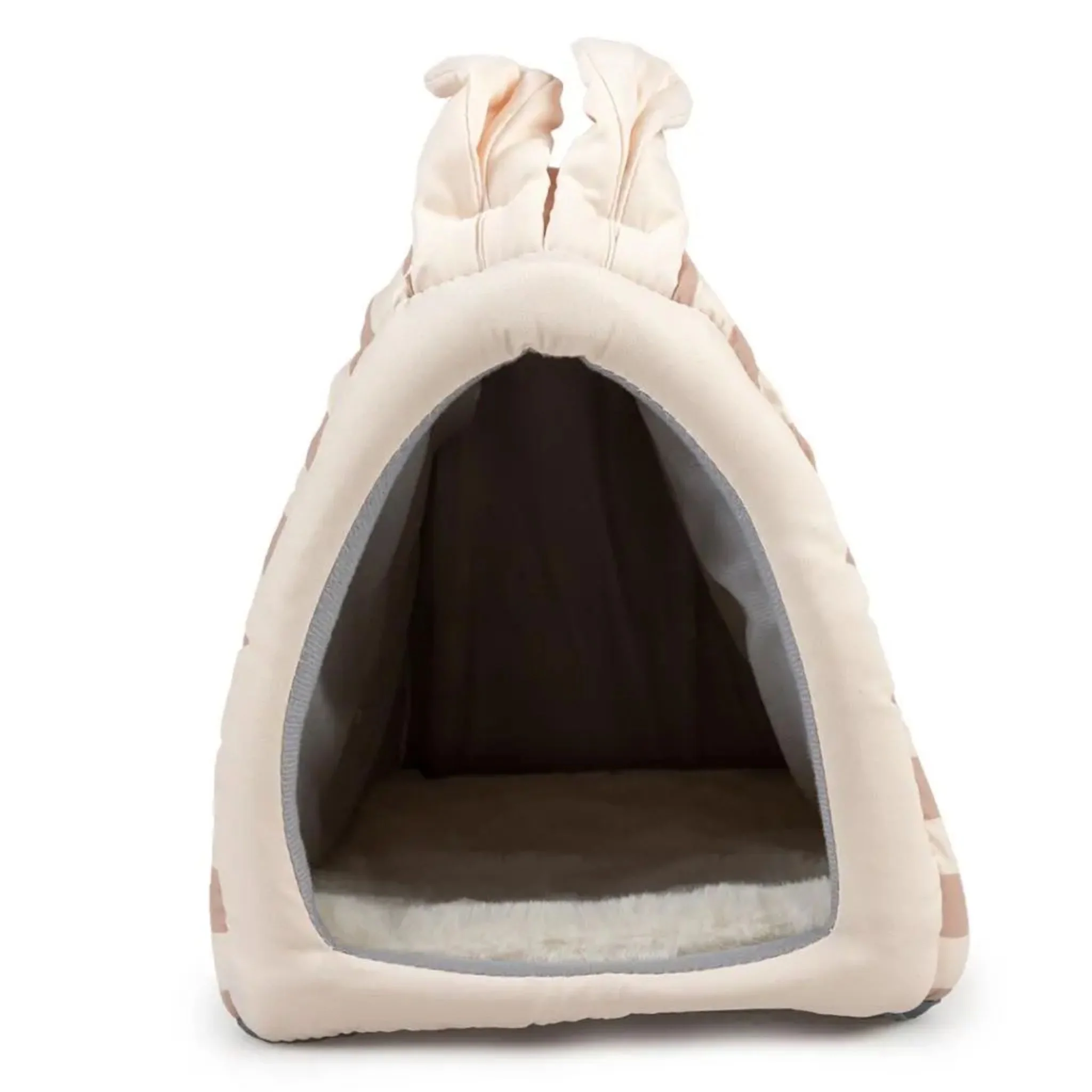 Duvo+ Striped Rabbit House – 23x32x30cm - Image 2