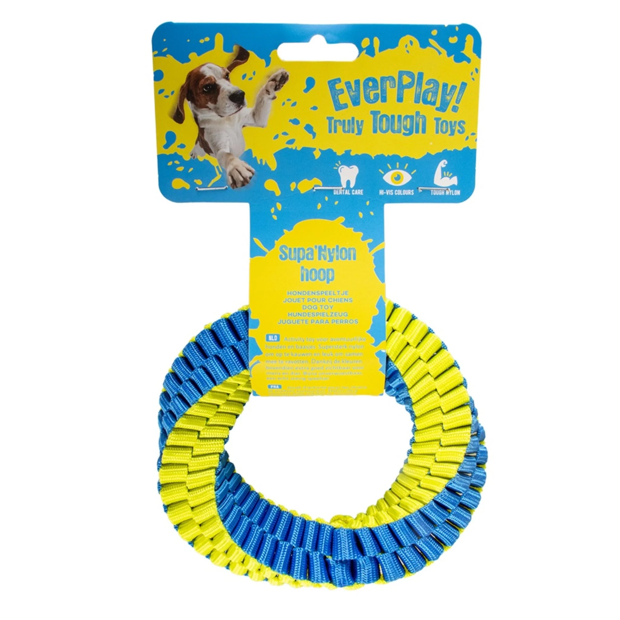 Duvo+ Supa Nylon Hoop Dog Toy – 13x13cm - Image 2