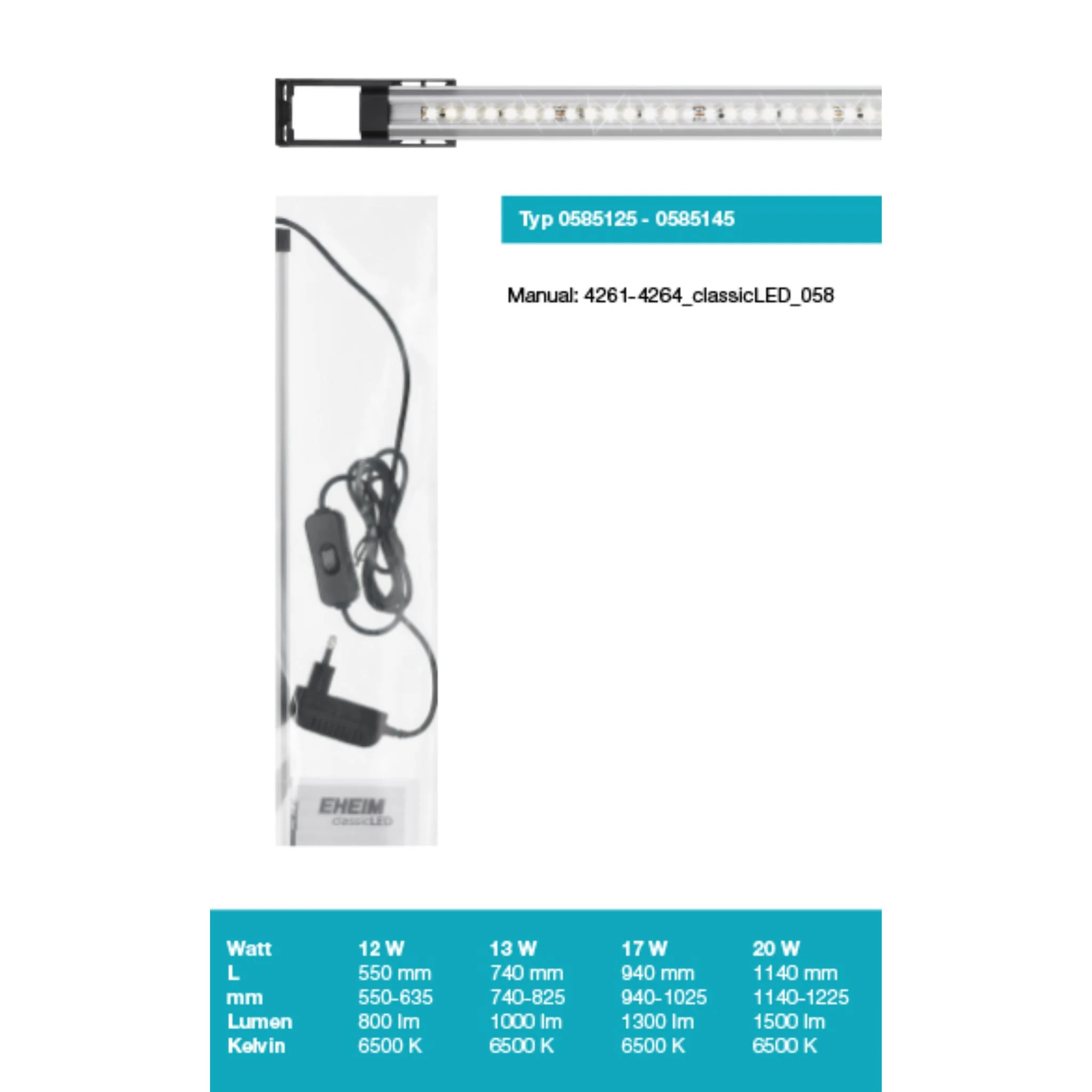 Eheim Classic LED Day Light For Aquarium - 94cm - Image 4