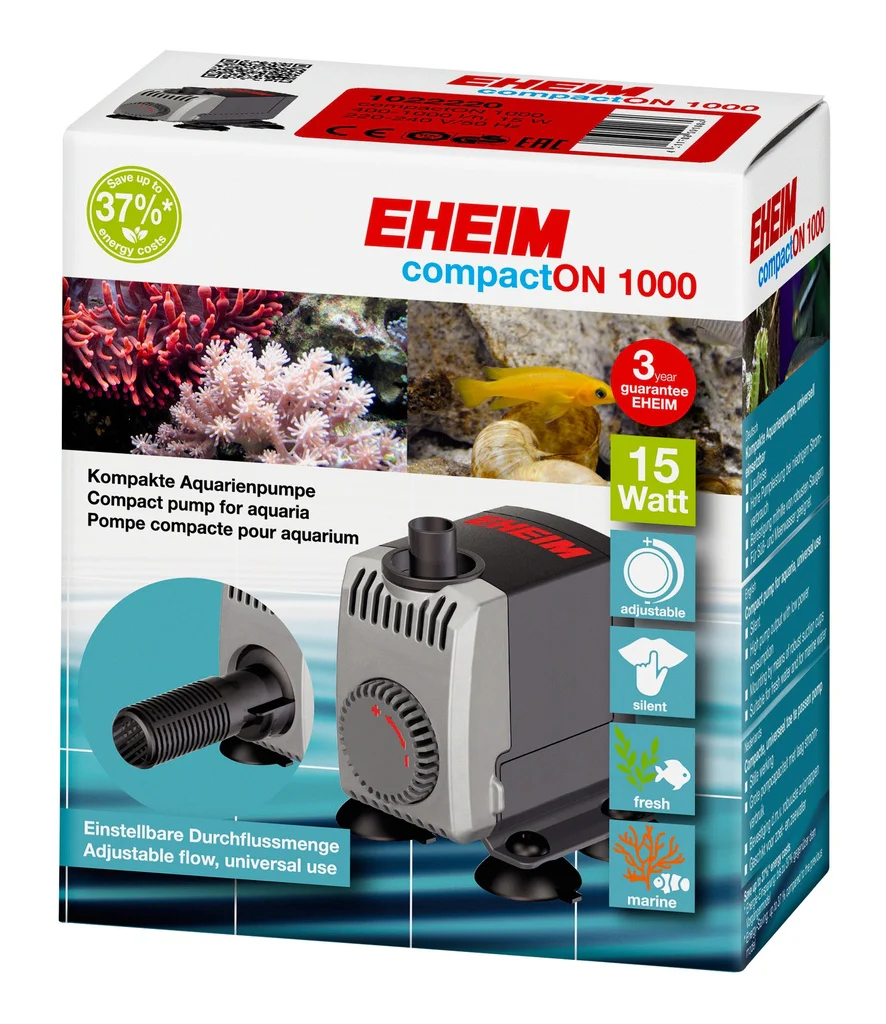 Eheim Compact On 1000 Aquarium Pump – Silent & Efficient Flow - Image 2