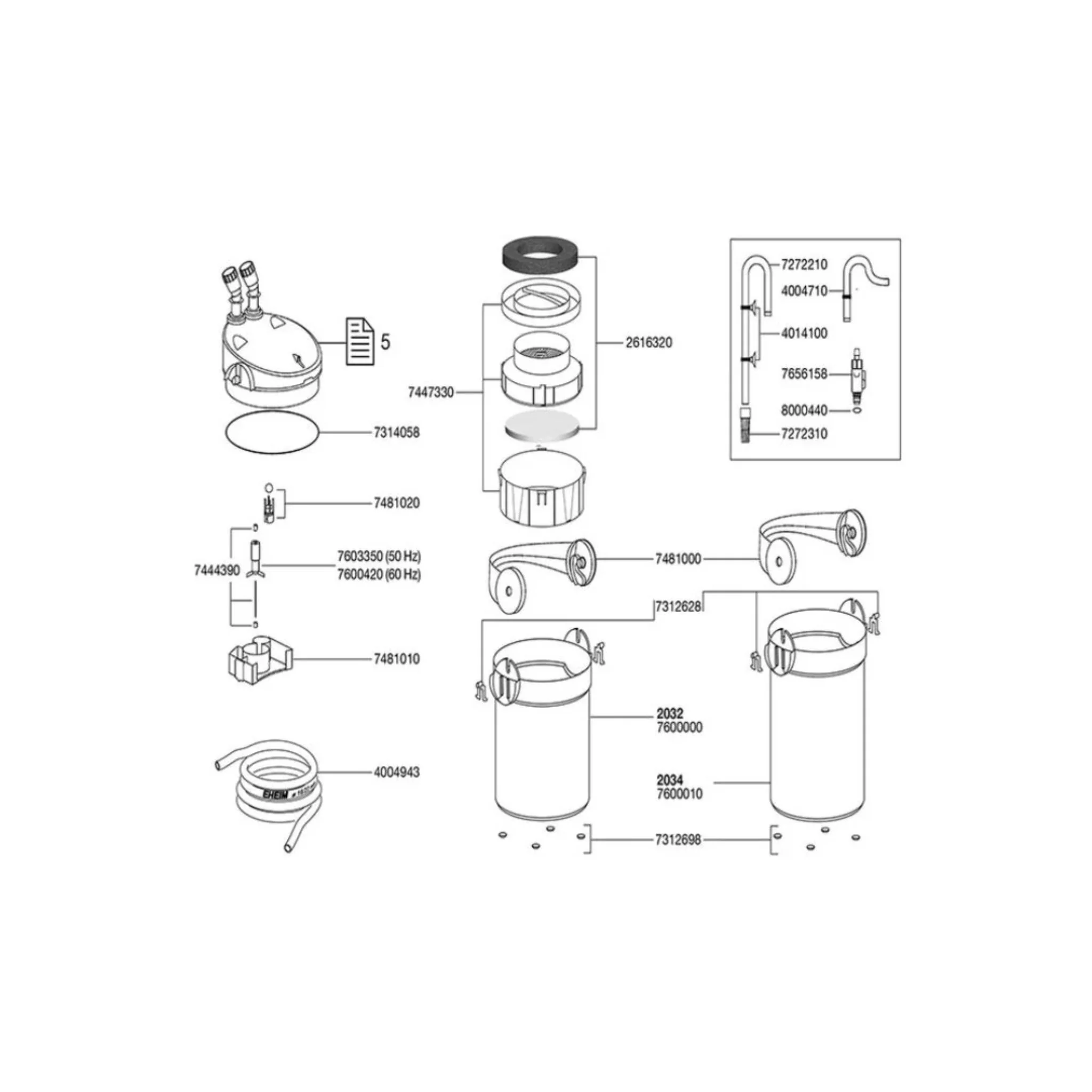 Eheim Ecco Pro 200 External Aquarium Filter - Image 2