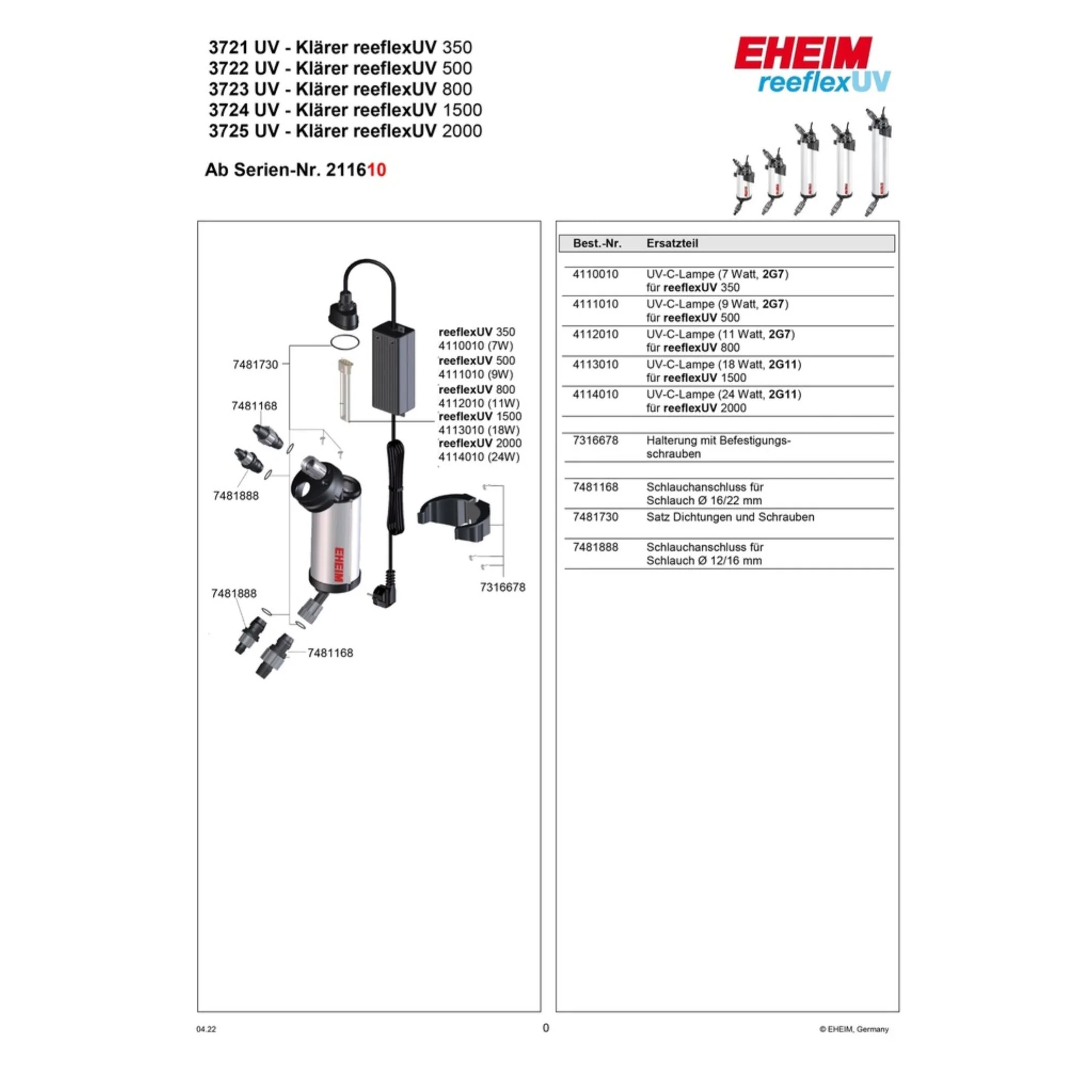 Eheim Reeflex UV Steriliser - 500 - Image 4