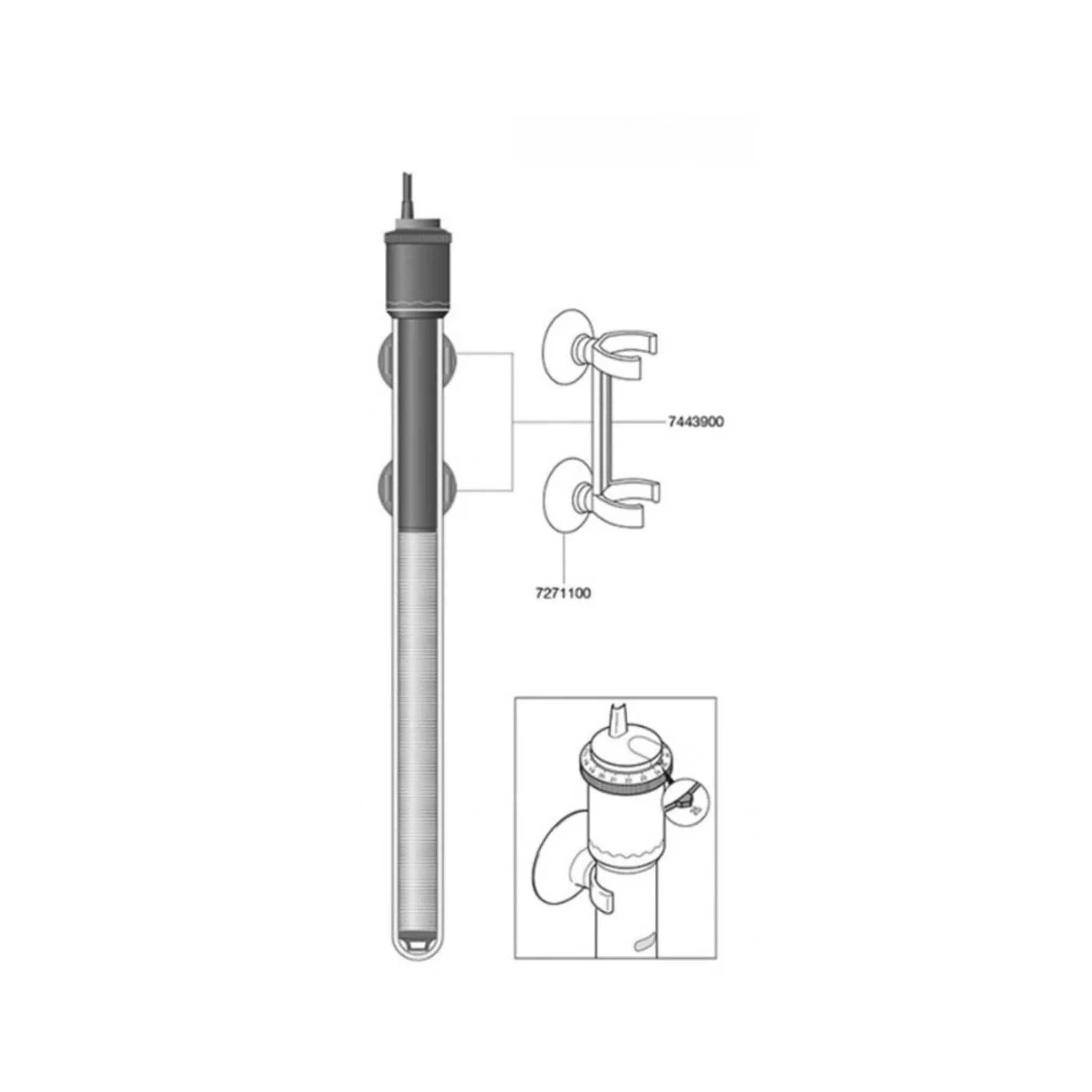 Eheim Thermo Control Aquarium Heater –  50W - Image 3