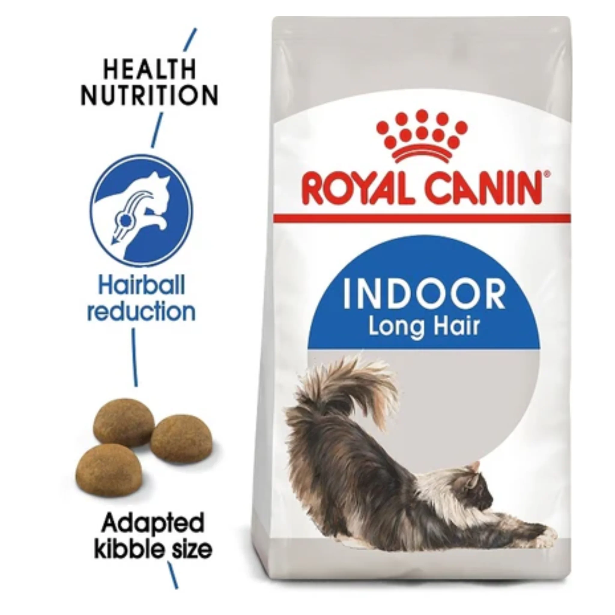 Royal Canin Feline Health Indoor Long Hair Cat Dry Food - 2kg - Image 2