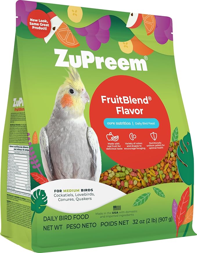 Zupreem Fruitblend Flavor For Medium Size Birds - 0.91Kg - Image 4