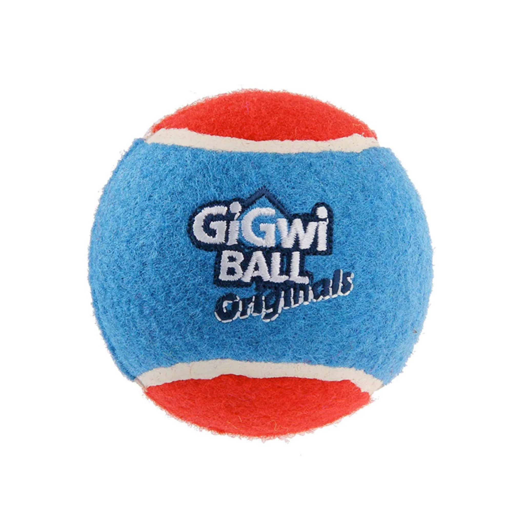 Gigwi Tennis Ball Dog Toy With Multicolour Medium - 3pcs - Image 2