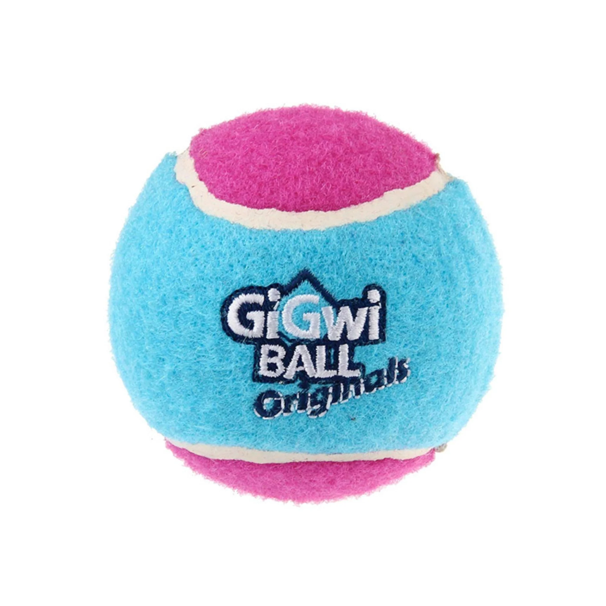 Gigwi Tennis Ball Dog Toy With Multicolour Medium - 3pcs - Image 3