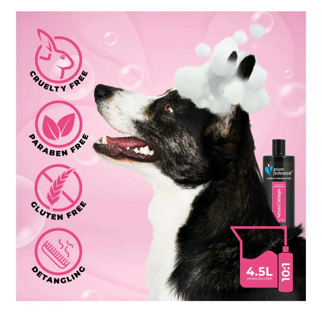 Groom Professional Almond Detangle Dog Shampoo - 450ml - Image 3