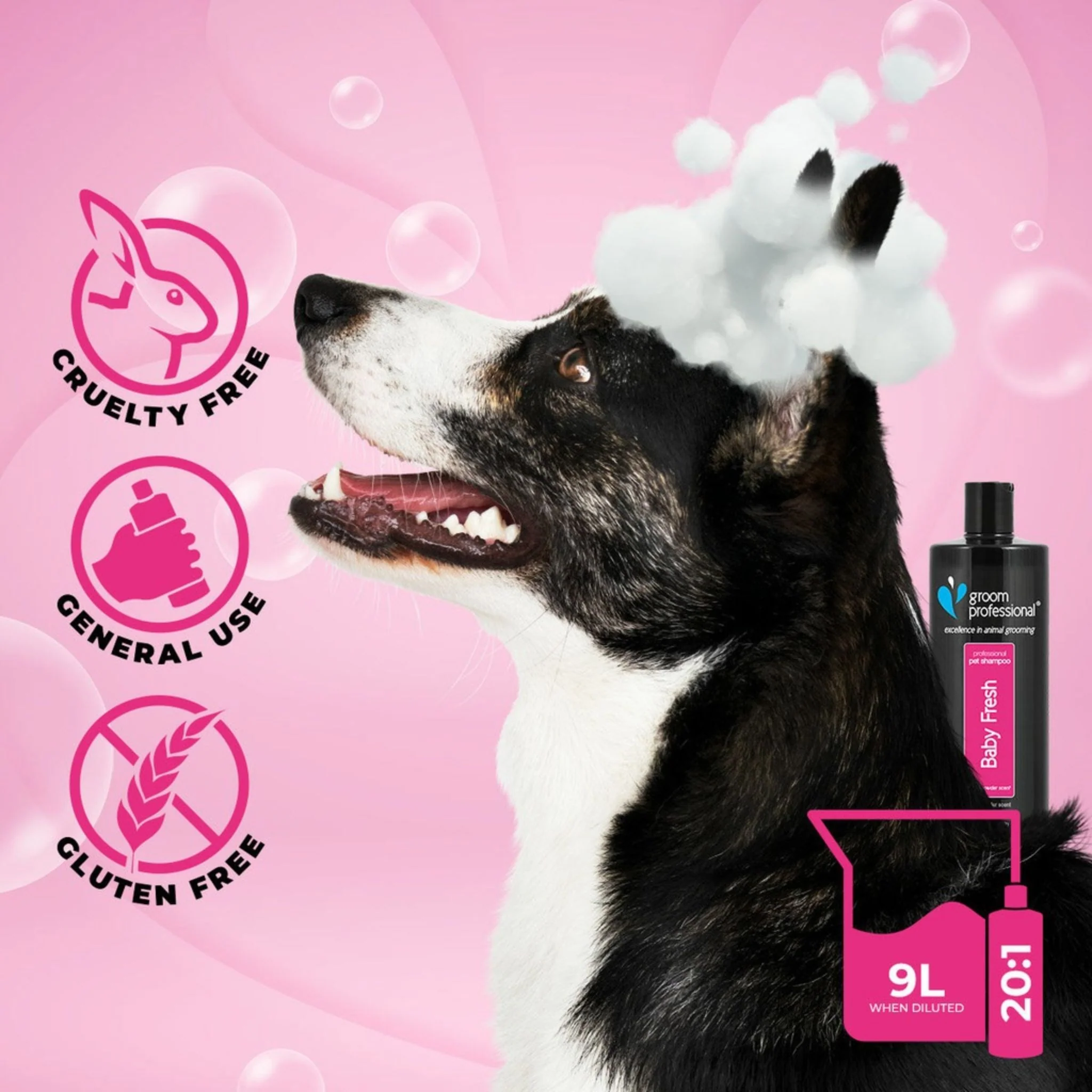 Groom Professional Baby Fresh Shampoo For Puppy - 450 ml - Image 4