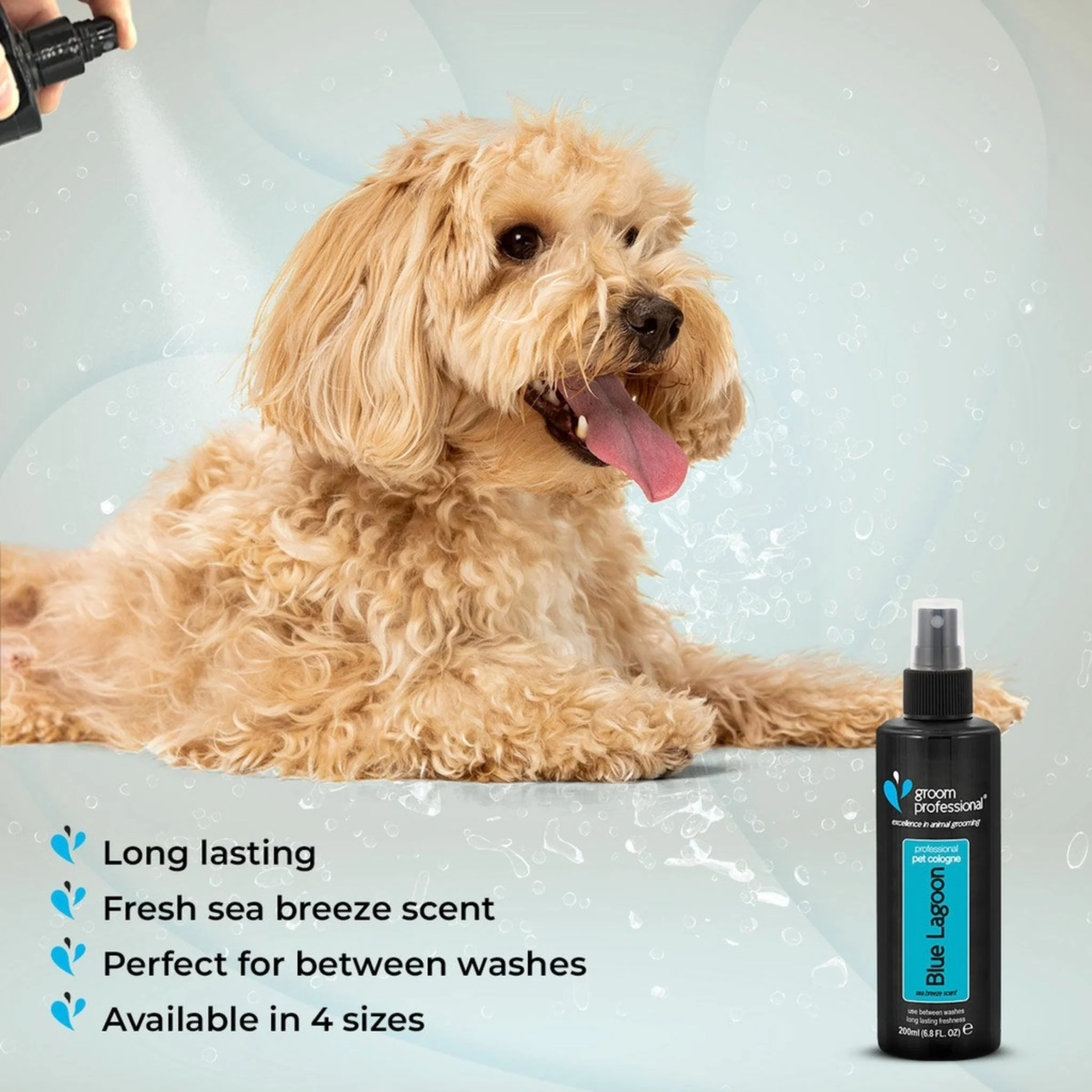 Groom Professional Blue Pet Lagoon Perfume - 200ml - Image 4
