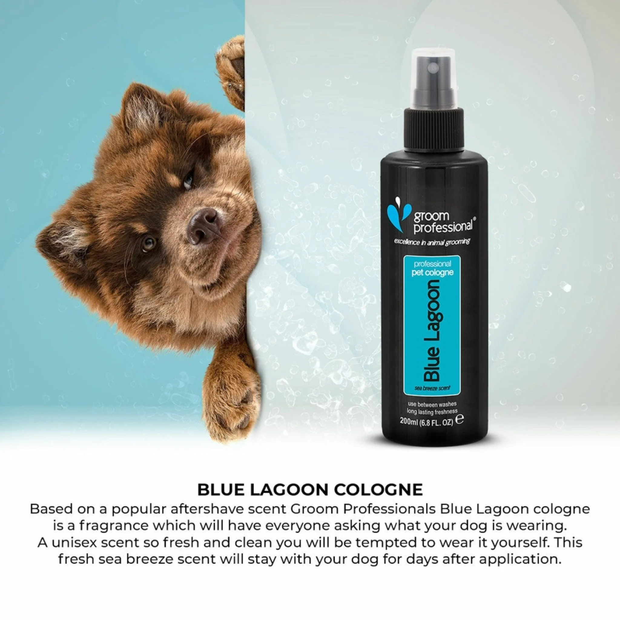 Groom Professional Blue Pet Lagoon Perfume - 200ml - Image 5