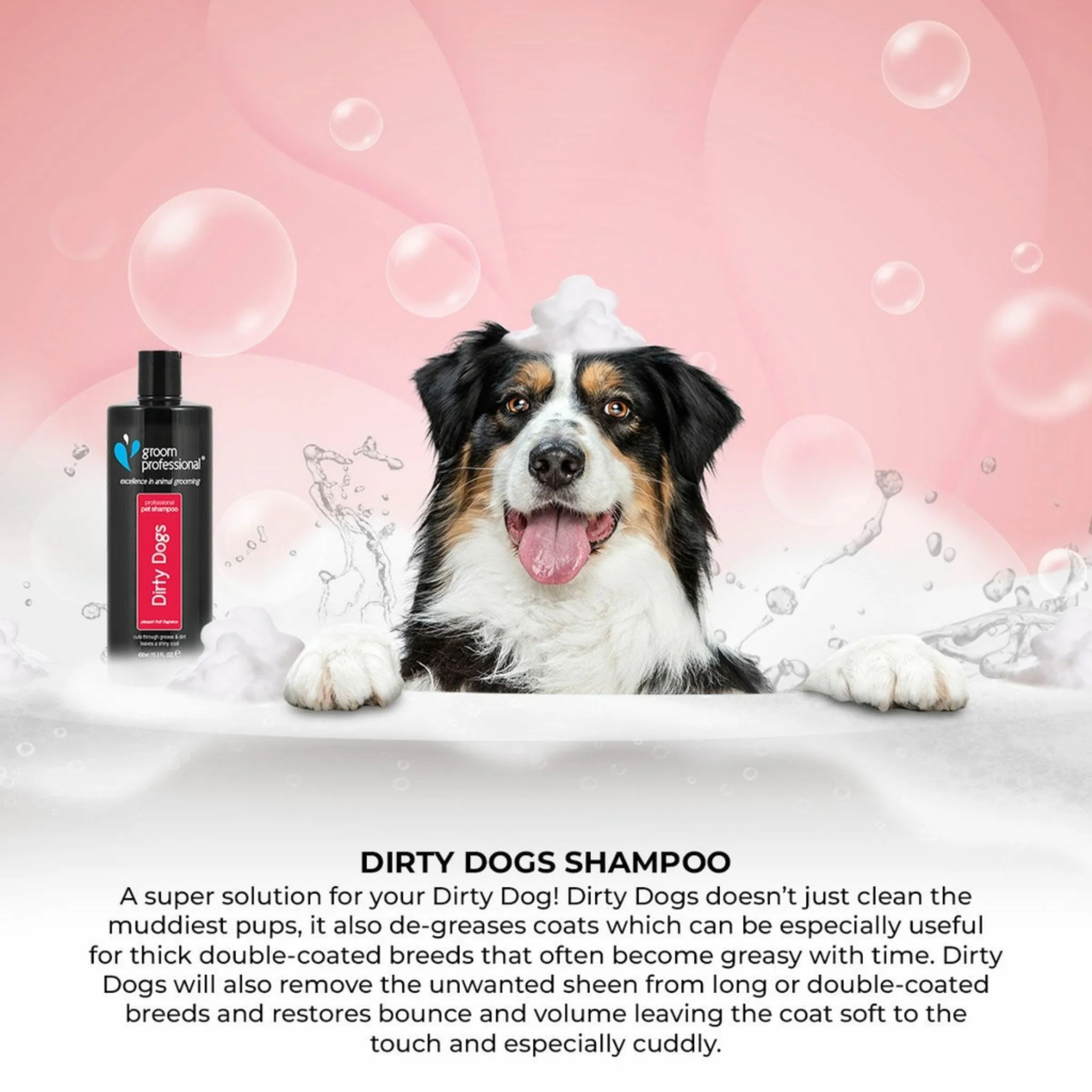 Groom Professional Dirty Dogs Shampoo - 450ml - Image 5
