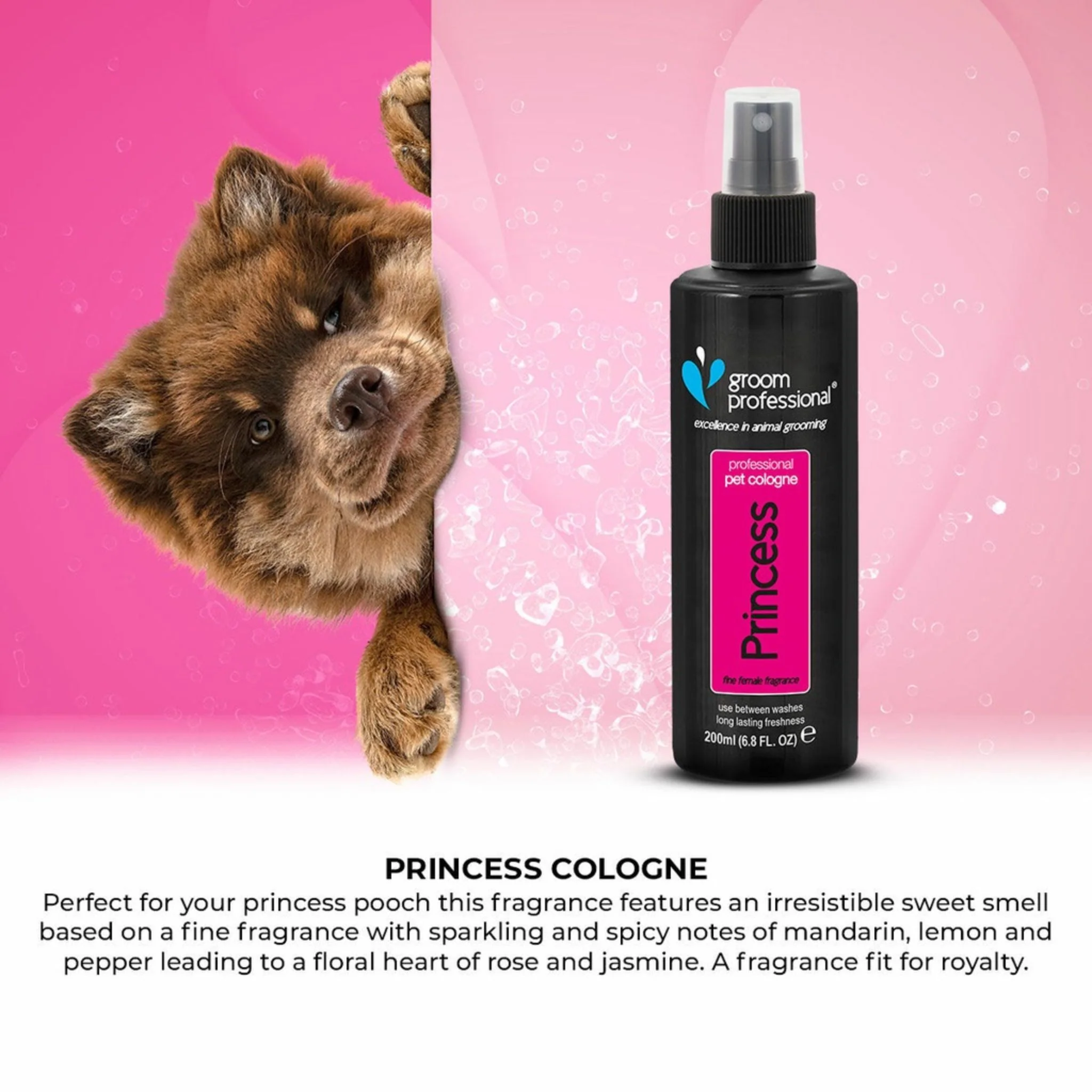 Groom Professional Princess Cologne For Dog - 200 ml - Image 5