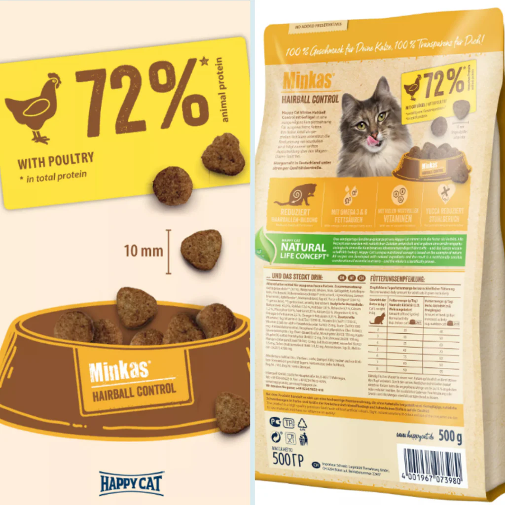 Happy Cat Dry Food Minkas Hairball Control - Image 3