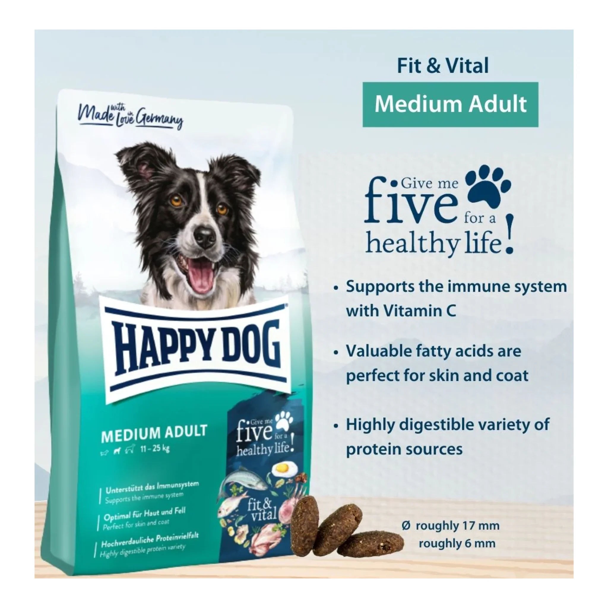Happy Dog Dry Food Fit & Vital Adult - Image 2