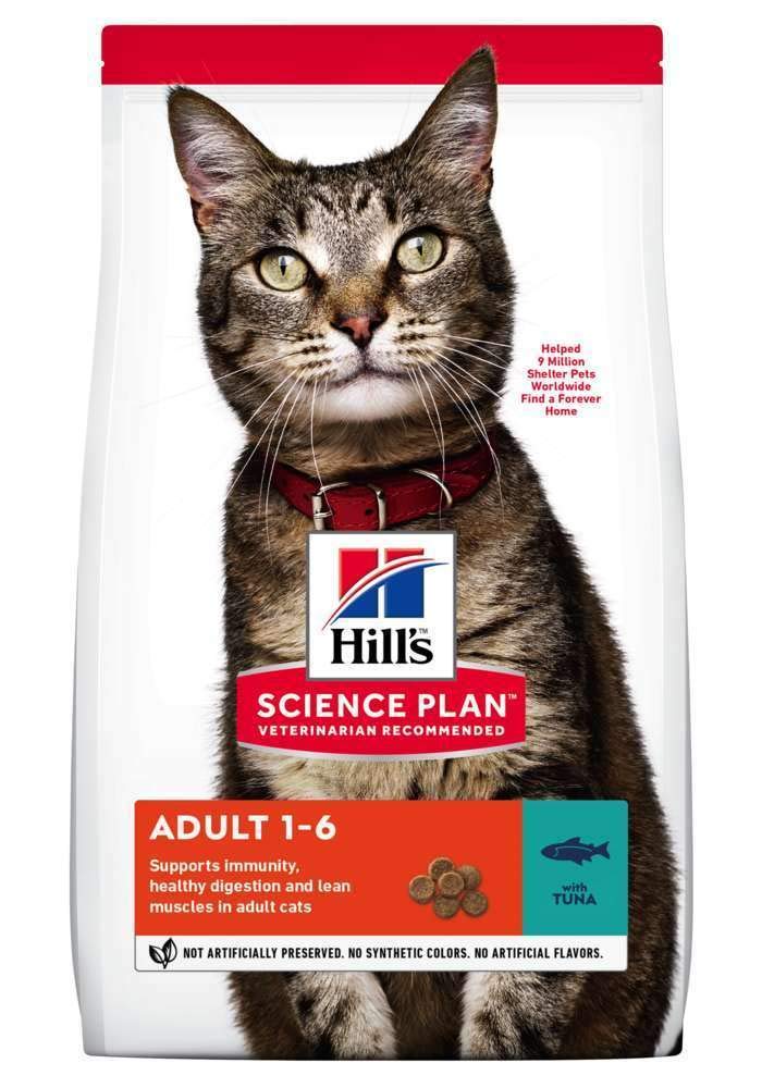 Hills Science Plan Adult Cat Dry Food With Tuna - 1.5Kg - Image 2