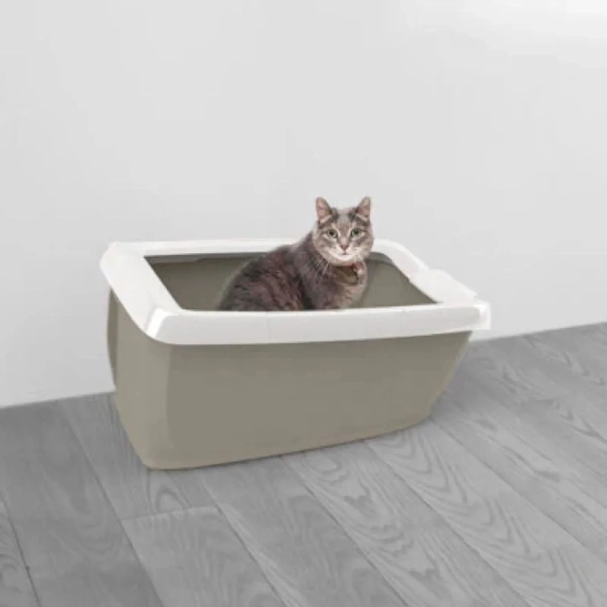 Imac Funny Junior Cat Litter Tray With Border - 57×43×28.5 cm - Image 4
