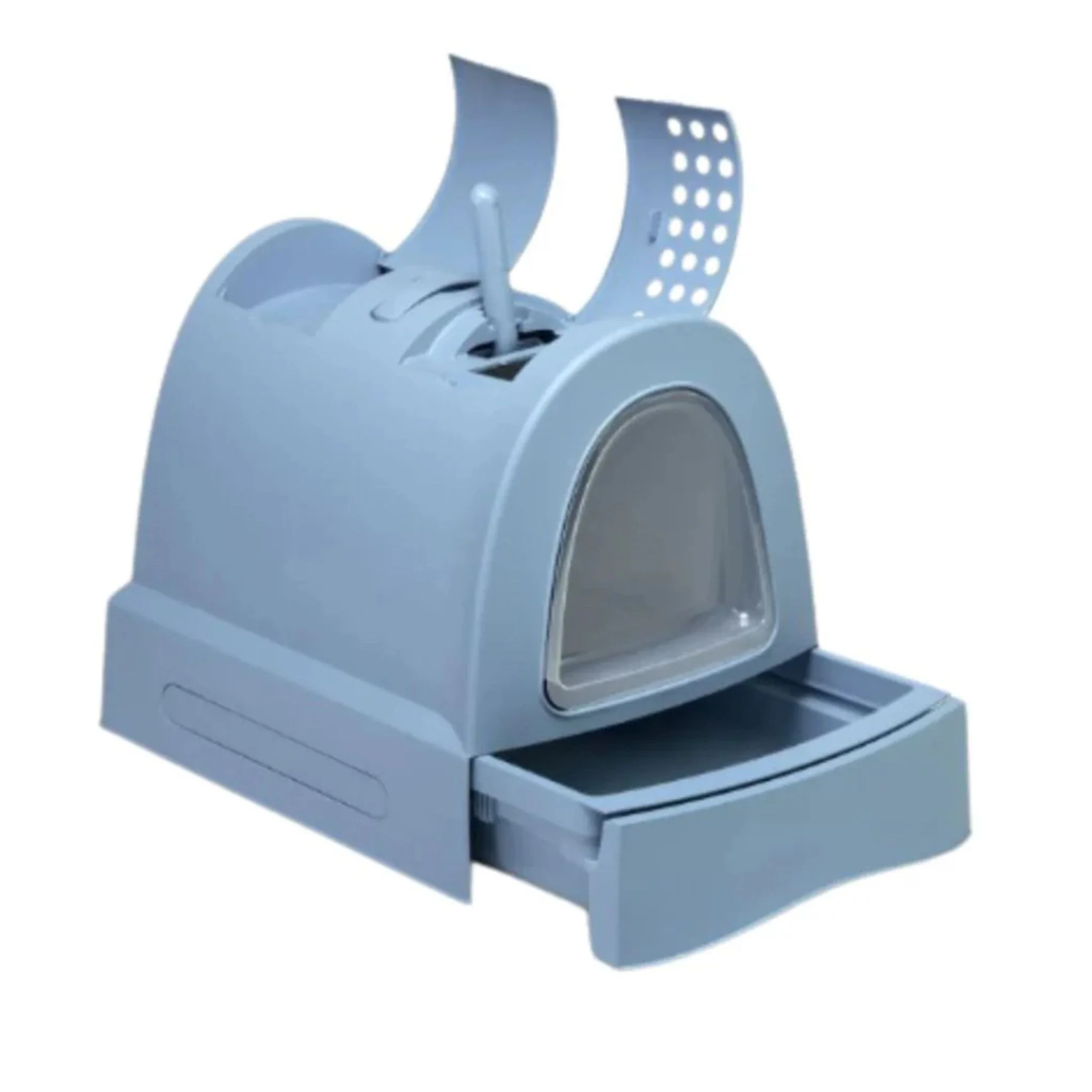 Imac Zuma Cat Litter Box With Hood - 40x56x42.5cm - Image 3