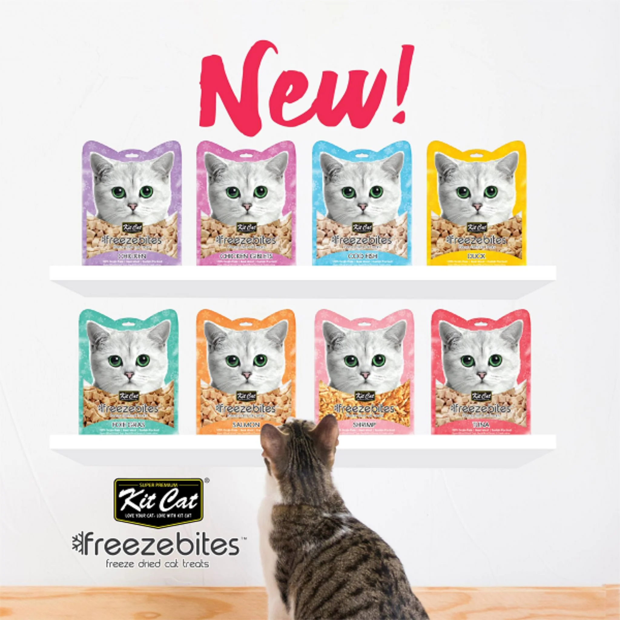 Kit Cat Freeze Bites Foie Gras Duck Liver Dried Cat Treats - 20g - Image 4