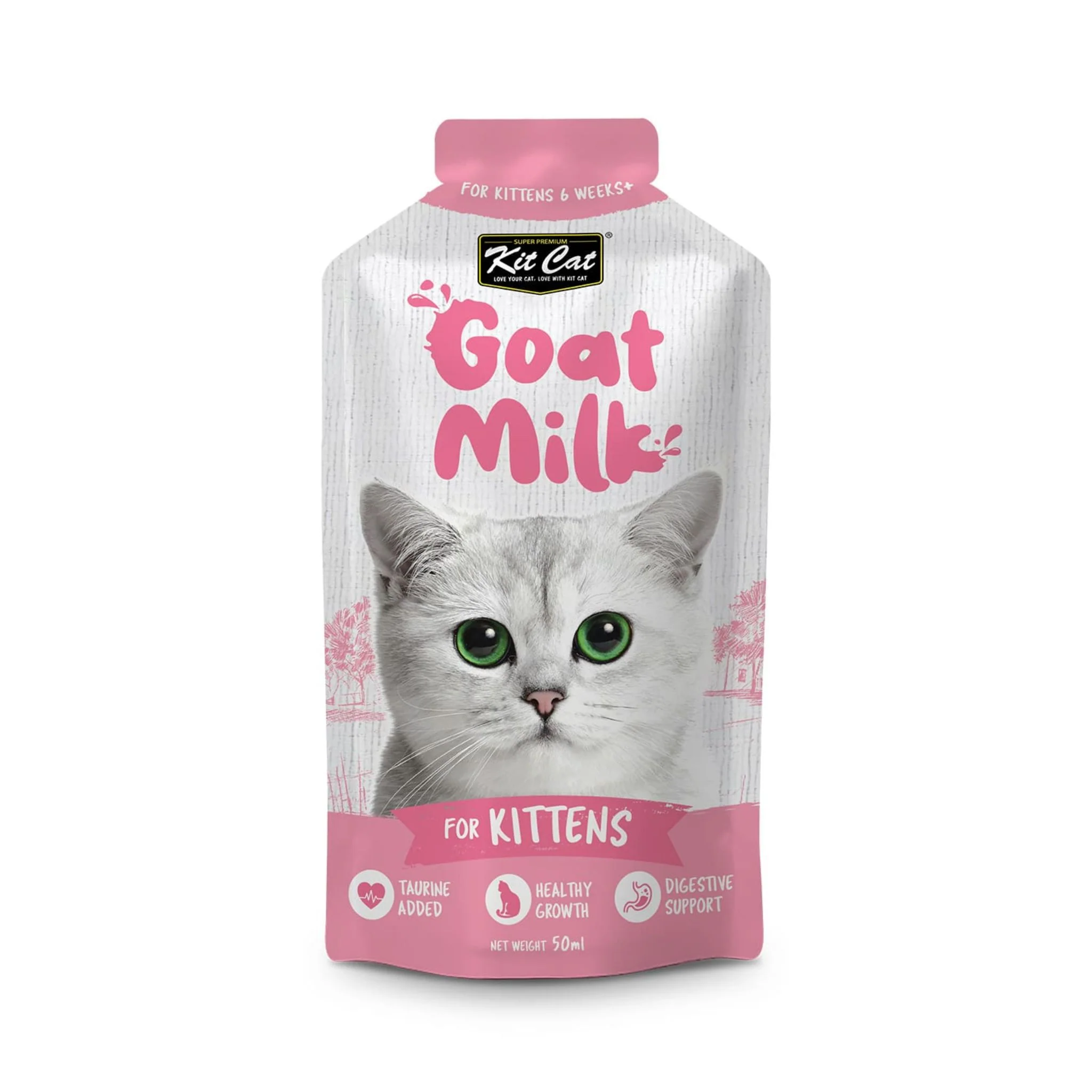 Kit Cat Goat Milk For Kittens 300ml - 6X50ml - Image 2