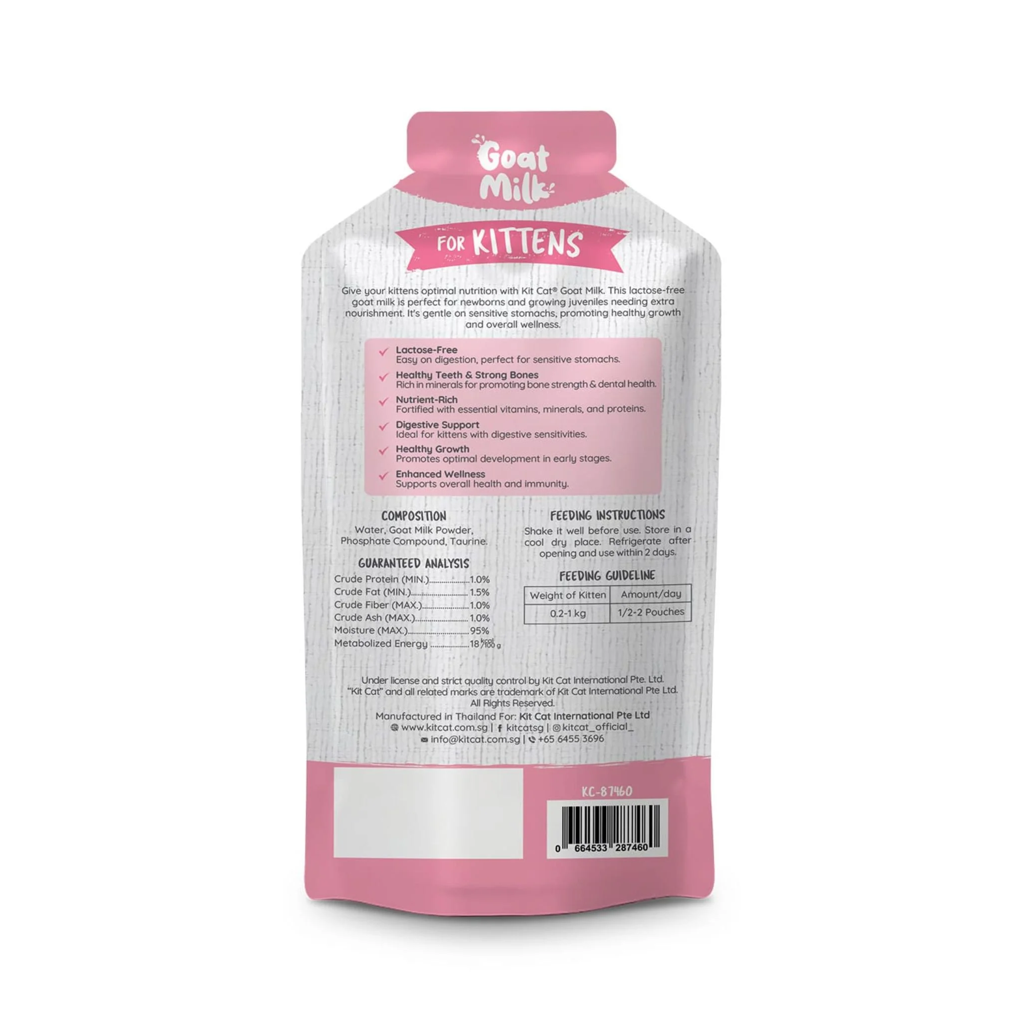 Kit Cat Goat Milk For Kittens 300ml - 6X50ml - Image 3