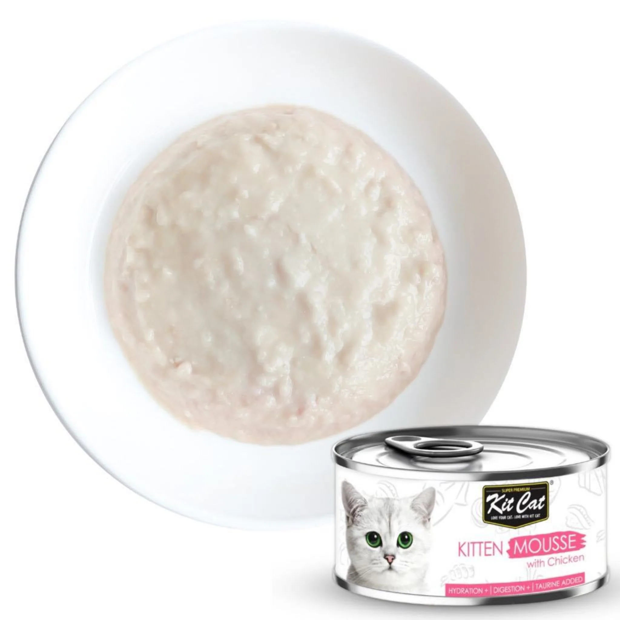 Kit Cat Kitten Mousse With Chicken Wet Cat Food - 80G - Image 2