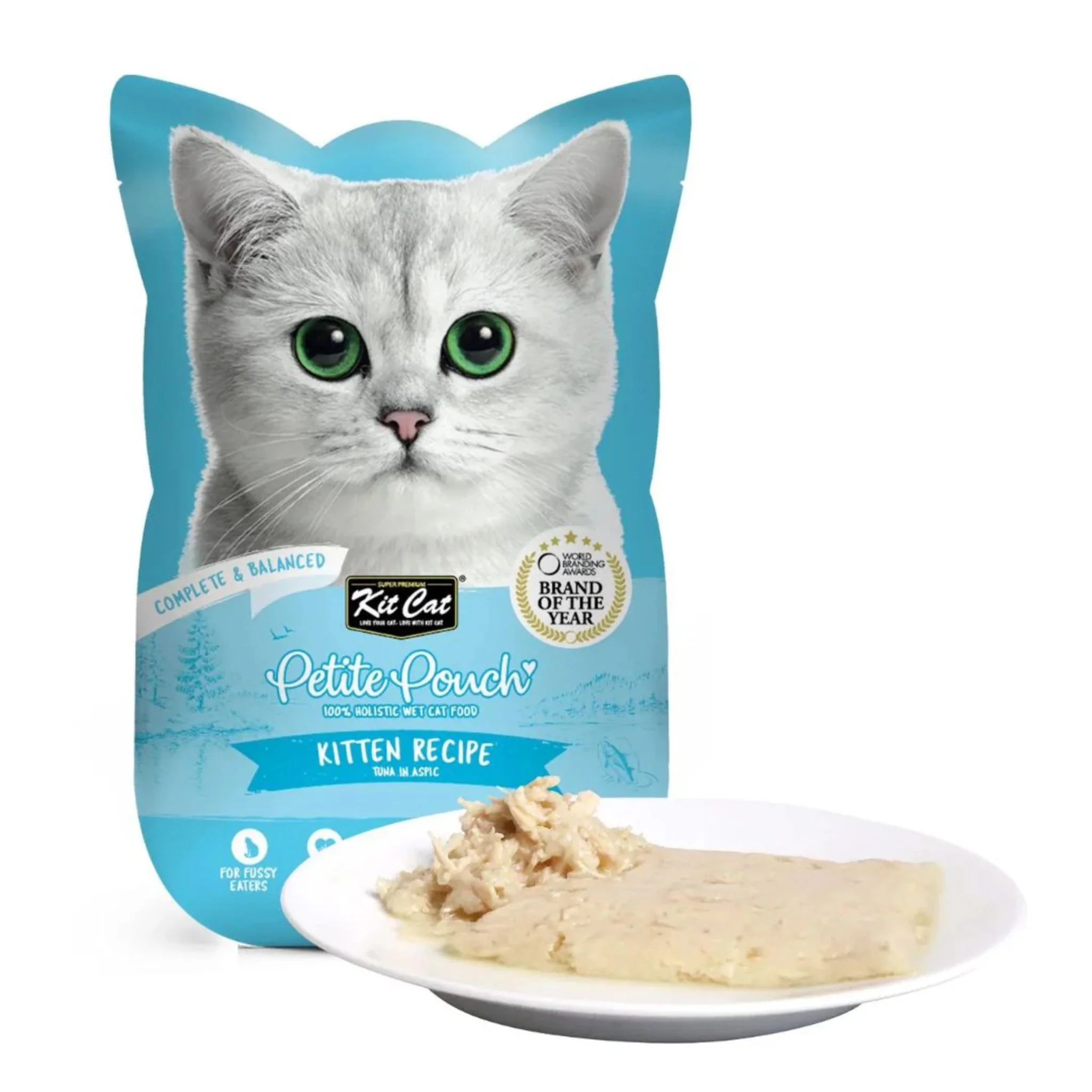 Kit Cat Kitten Petite Pouch Tuna Wet Cat Food - 70g - Image 2