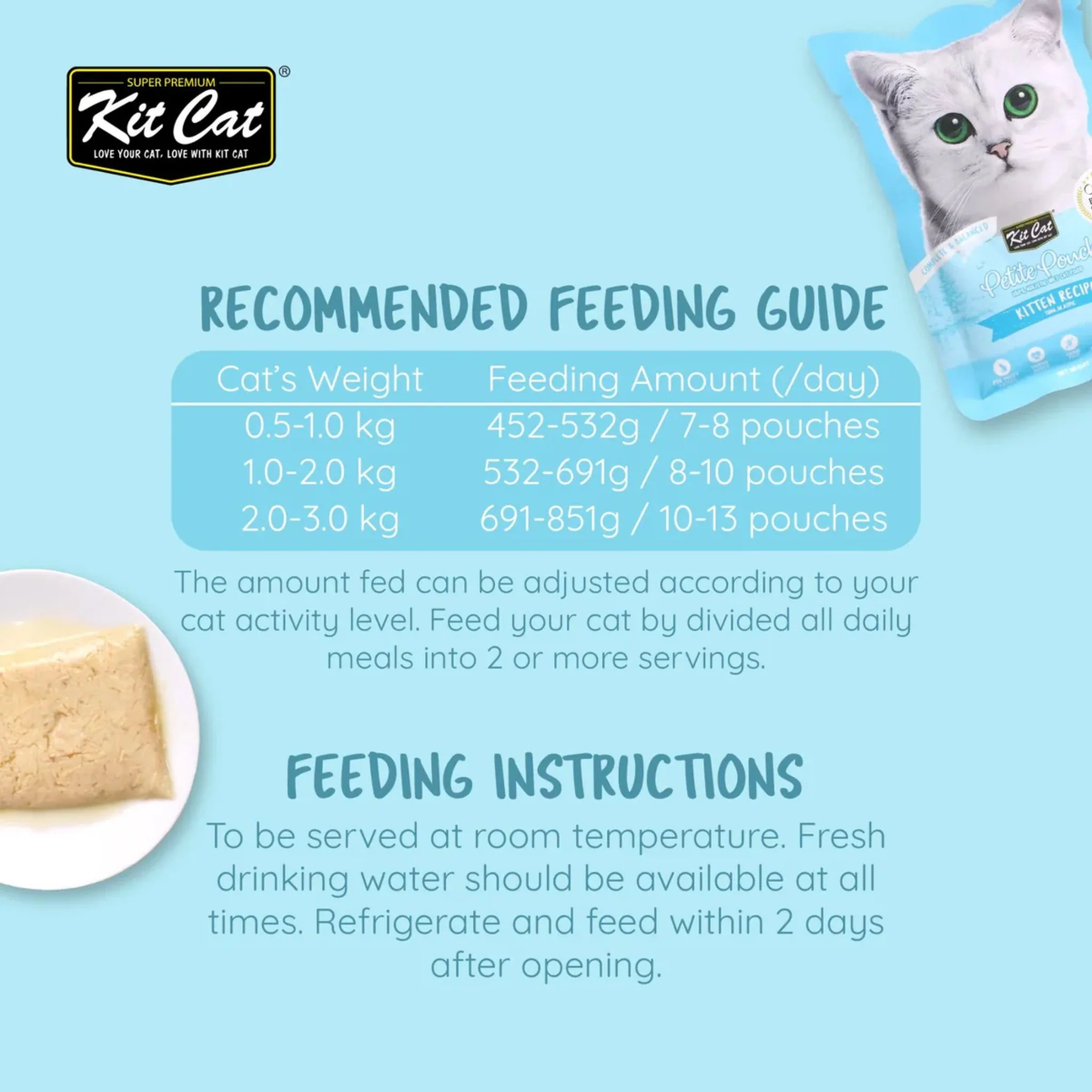 Kit Cat Kitten Petite Pouch Tuna Wet Cat Food - 70g - Image 4