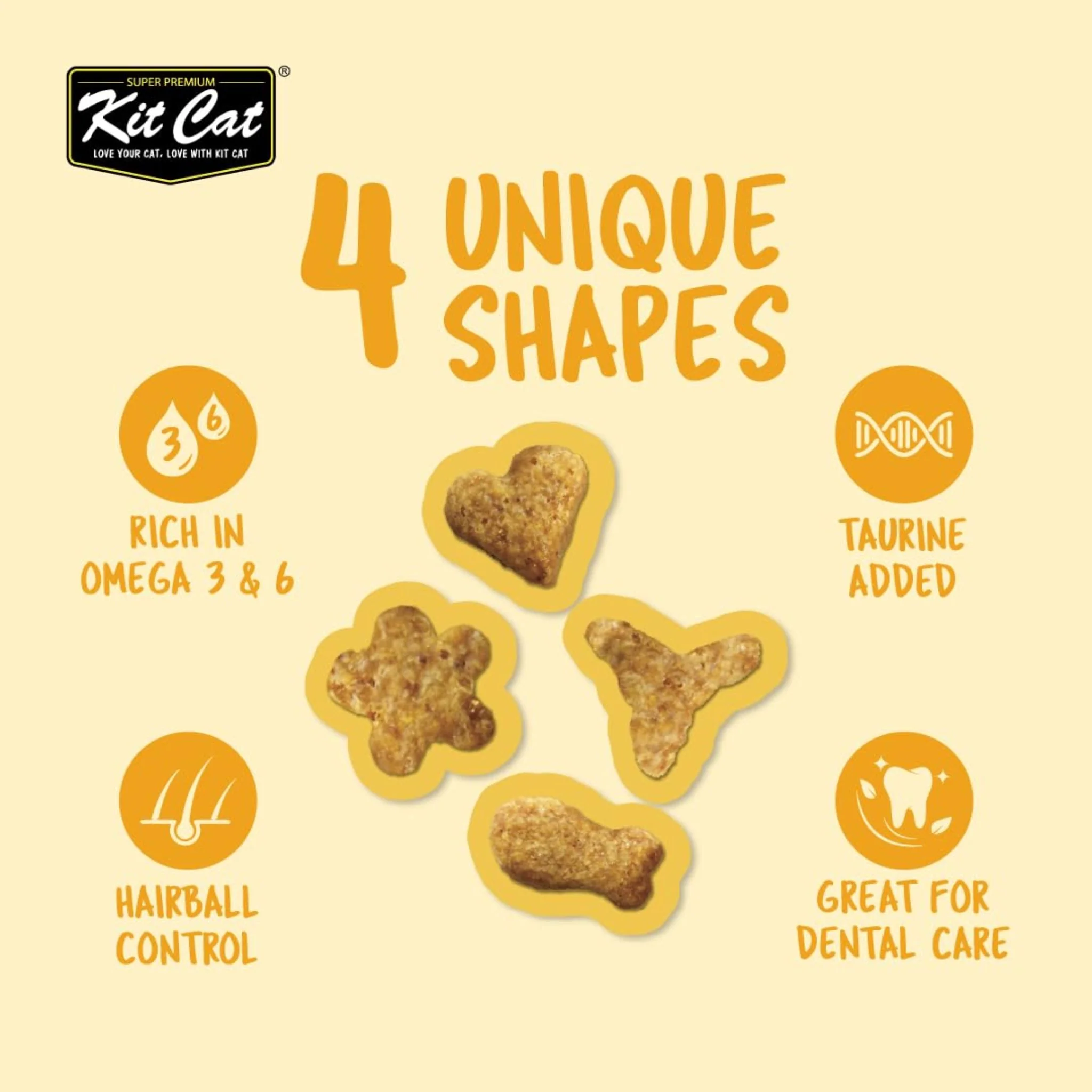 Kit Cat Kitty Crunch Chicken Flavour Cat Treats - 60g - Image 2