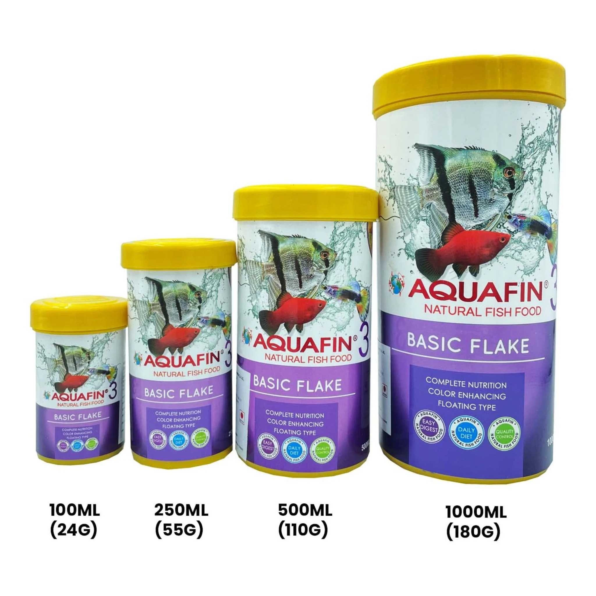 KW Zone Aquafin Basic Flake Fish Food - Image 2