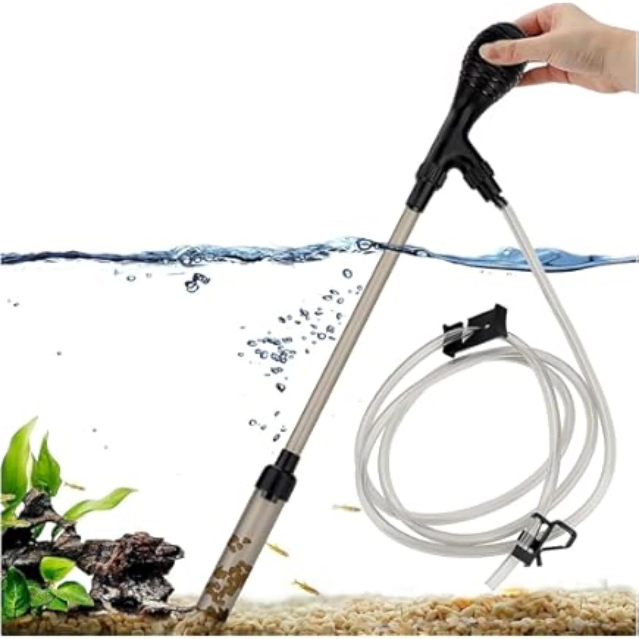 KW Zone Aquarium Gravel Vacuum Cleaner - 61cm - Image 2