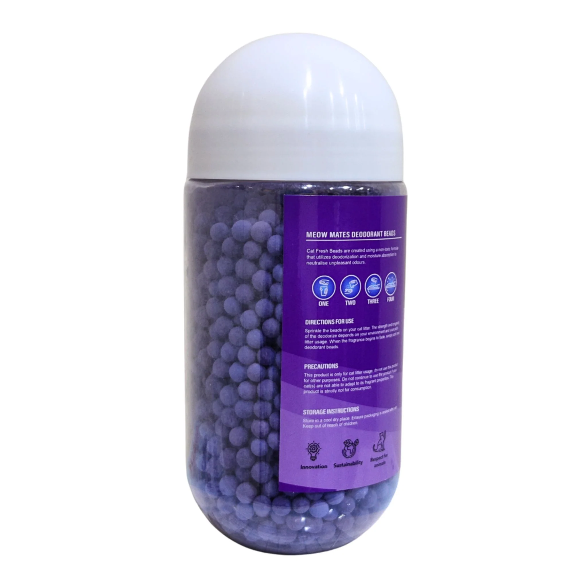 Meow Mates Deodorant For Cat Bead Lavender - 450g - Image 2