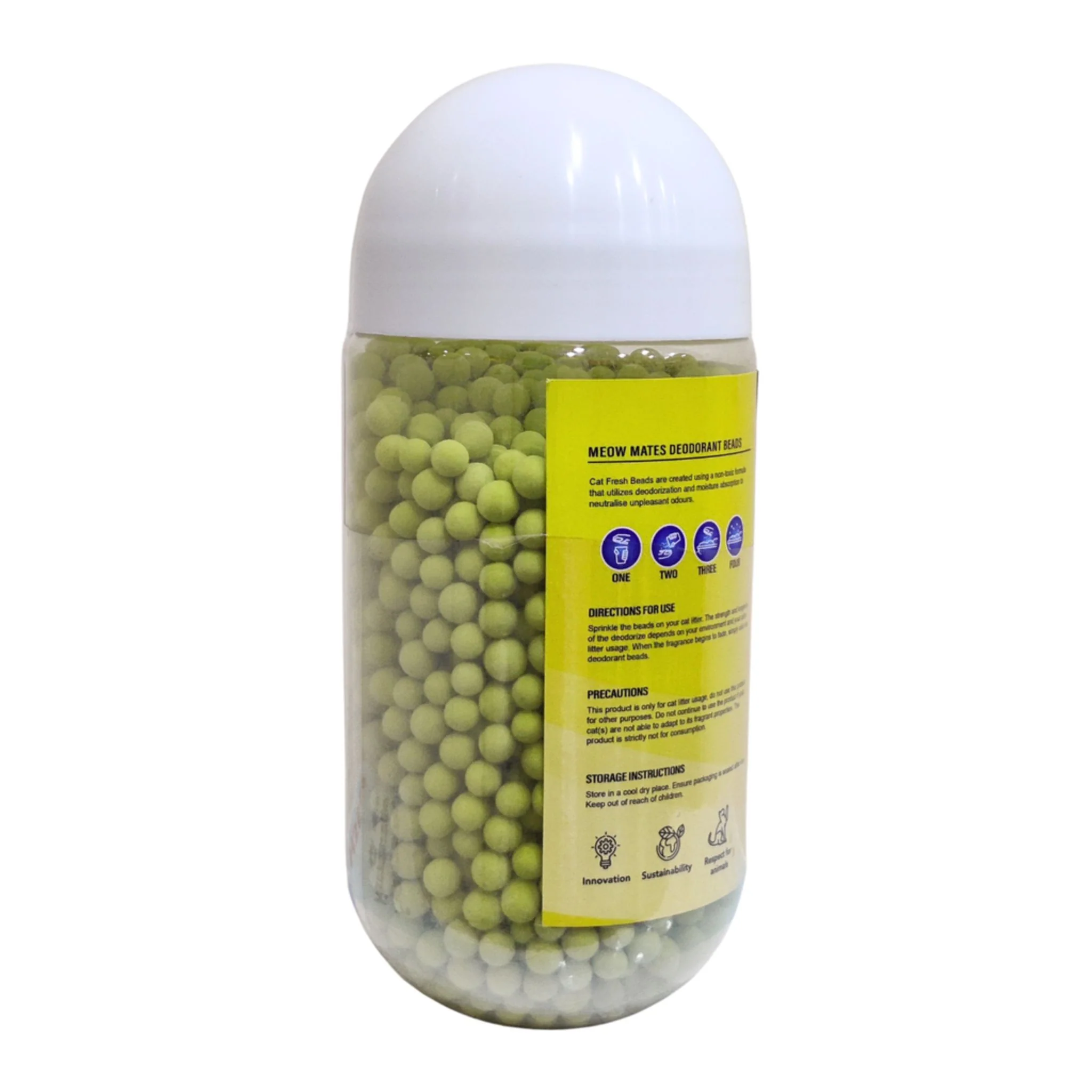 Meow Mates Deodorant For Cat Bead Lemon - 450g - Image 2