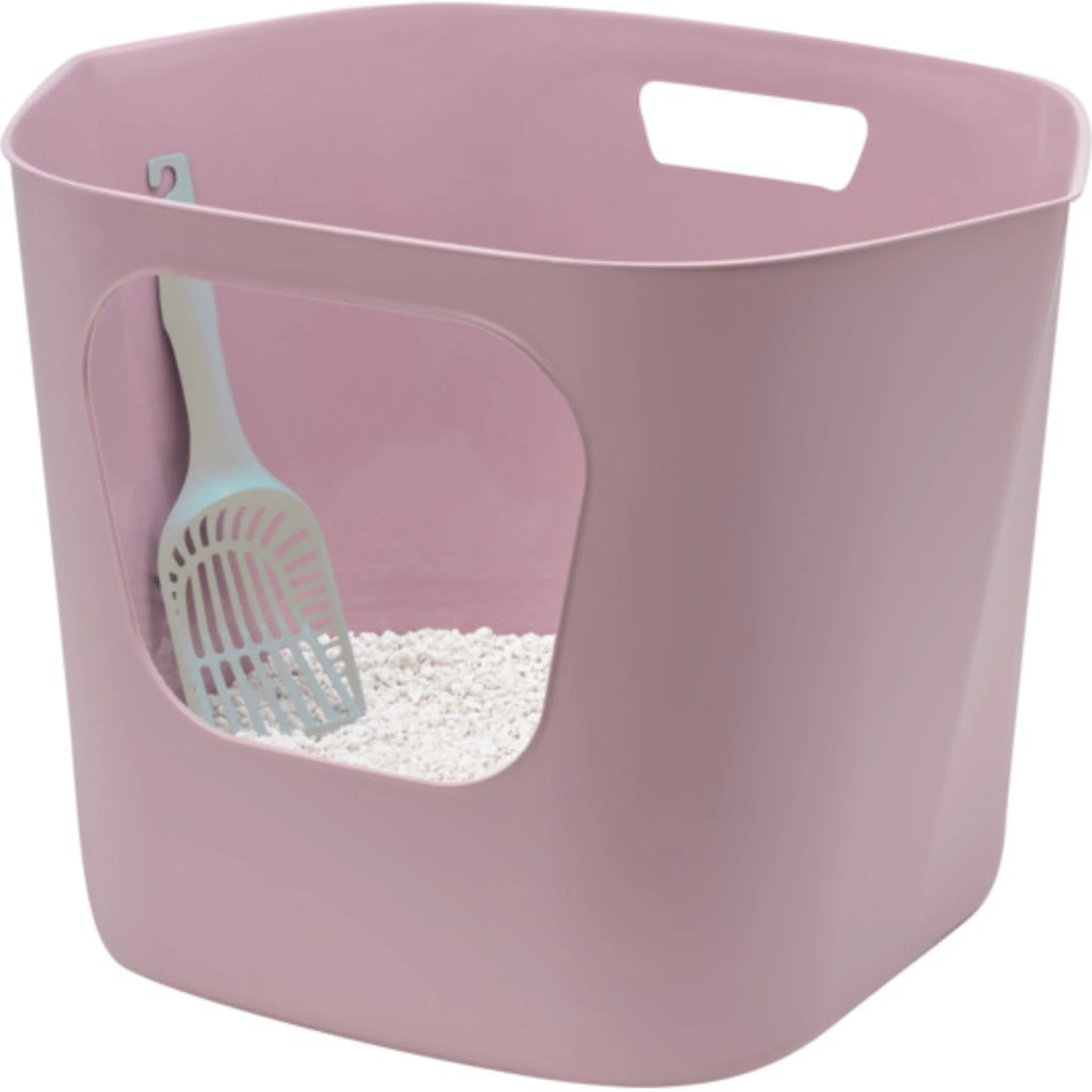 Moderna Lotus Cat Litter Box Soft Lila – 54.4 x 43.9 x 40.5cm - Image 2