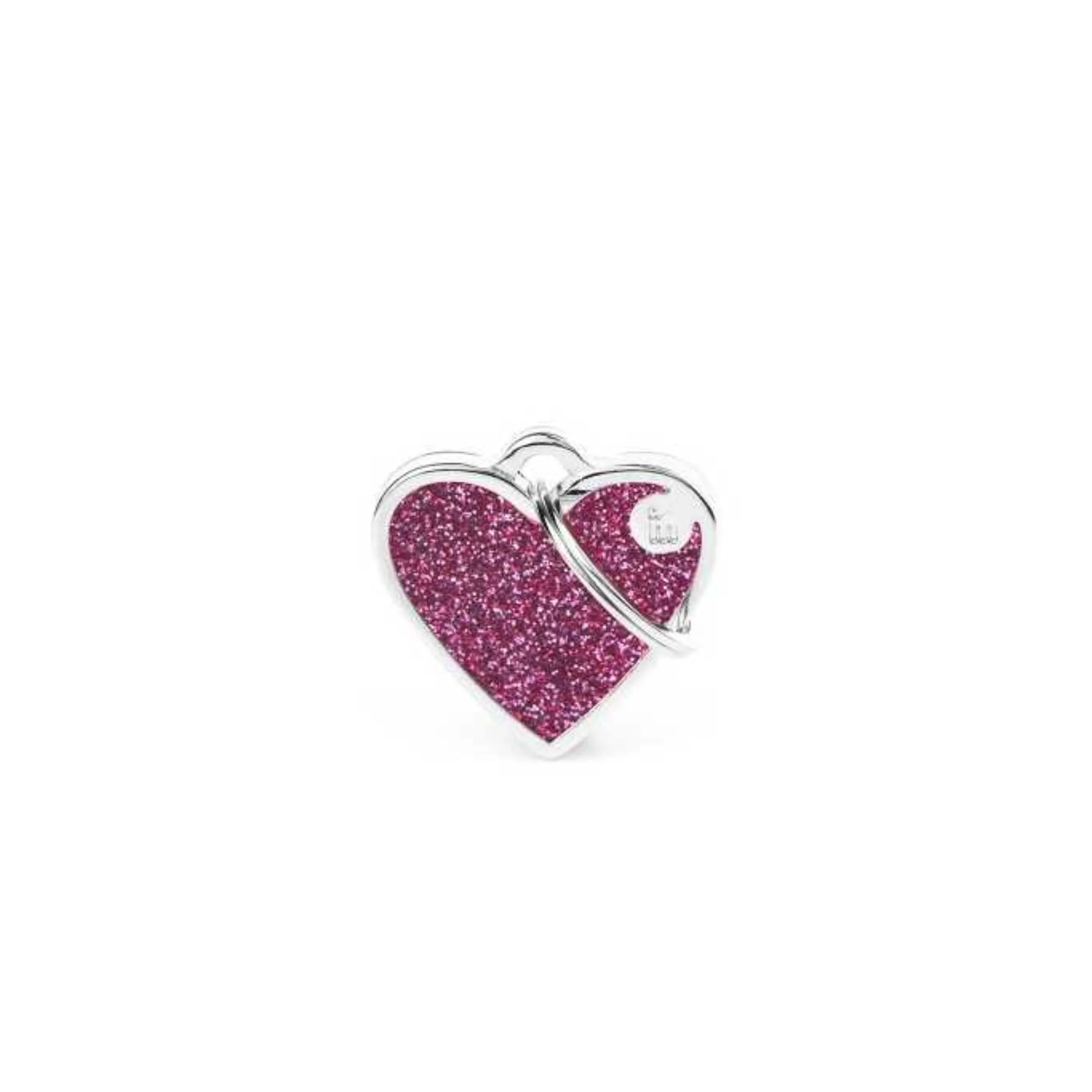 My Family Small Heart Aluminum Pet ID Tag - Image 3